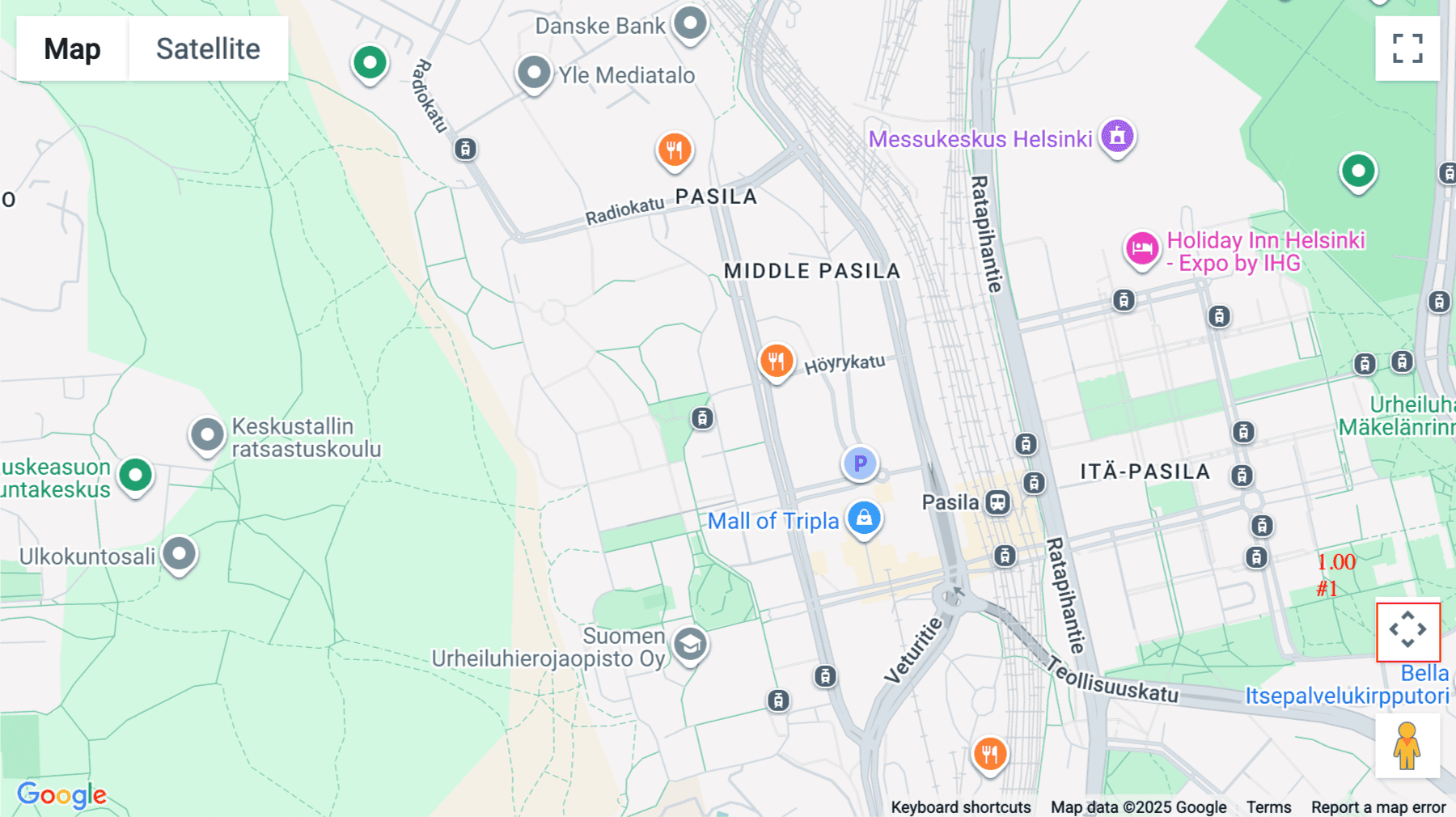 Click for interative map of Kyllikinportti 2, Helsinki