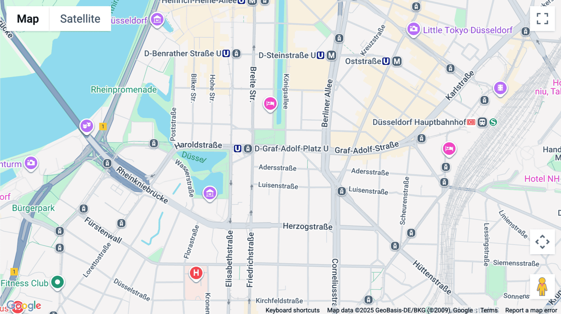 Click for interative map of 1st Floor, Konigsallee 61, Dusseldorf