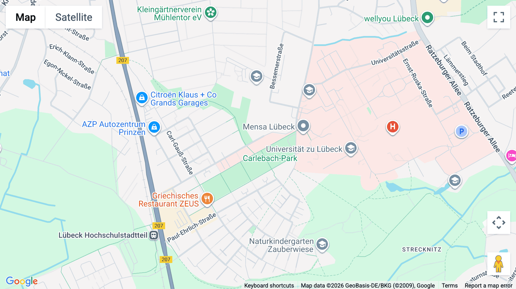 Click for interative map of Maria-Goeppert Straße 3, 2nd Floor, Lübeck
