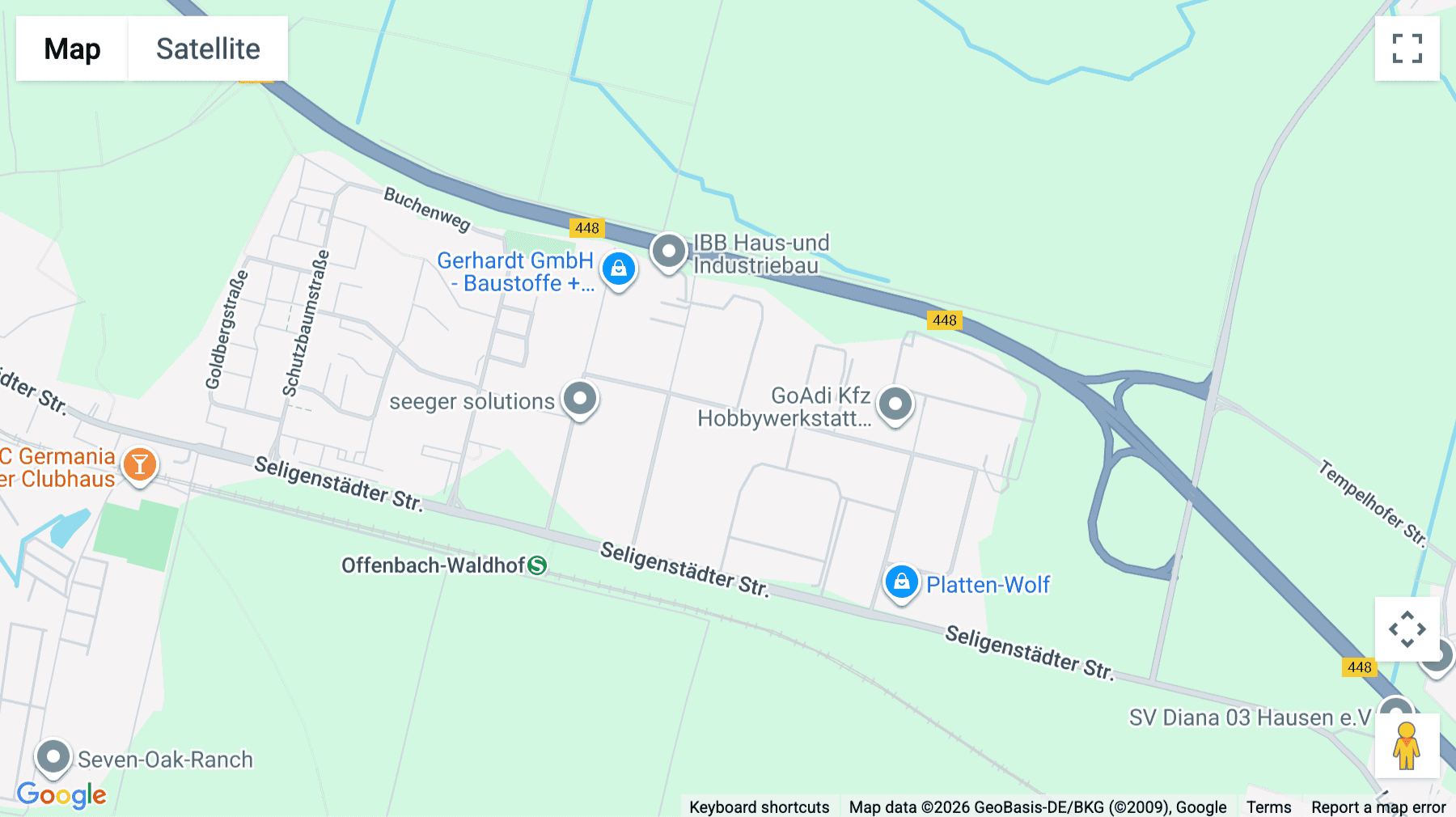 Click for interative map of Carl-Legien-Straße 15, Offenbach