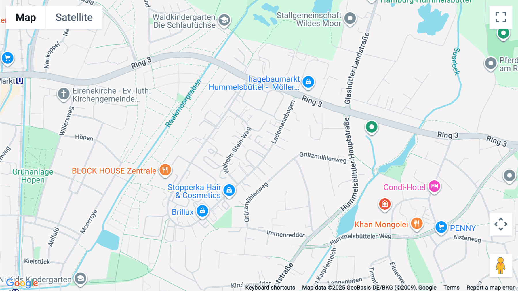 Click for interative map of Lademannbogen 21-23, Hamburg