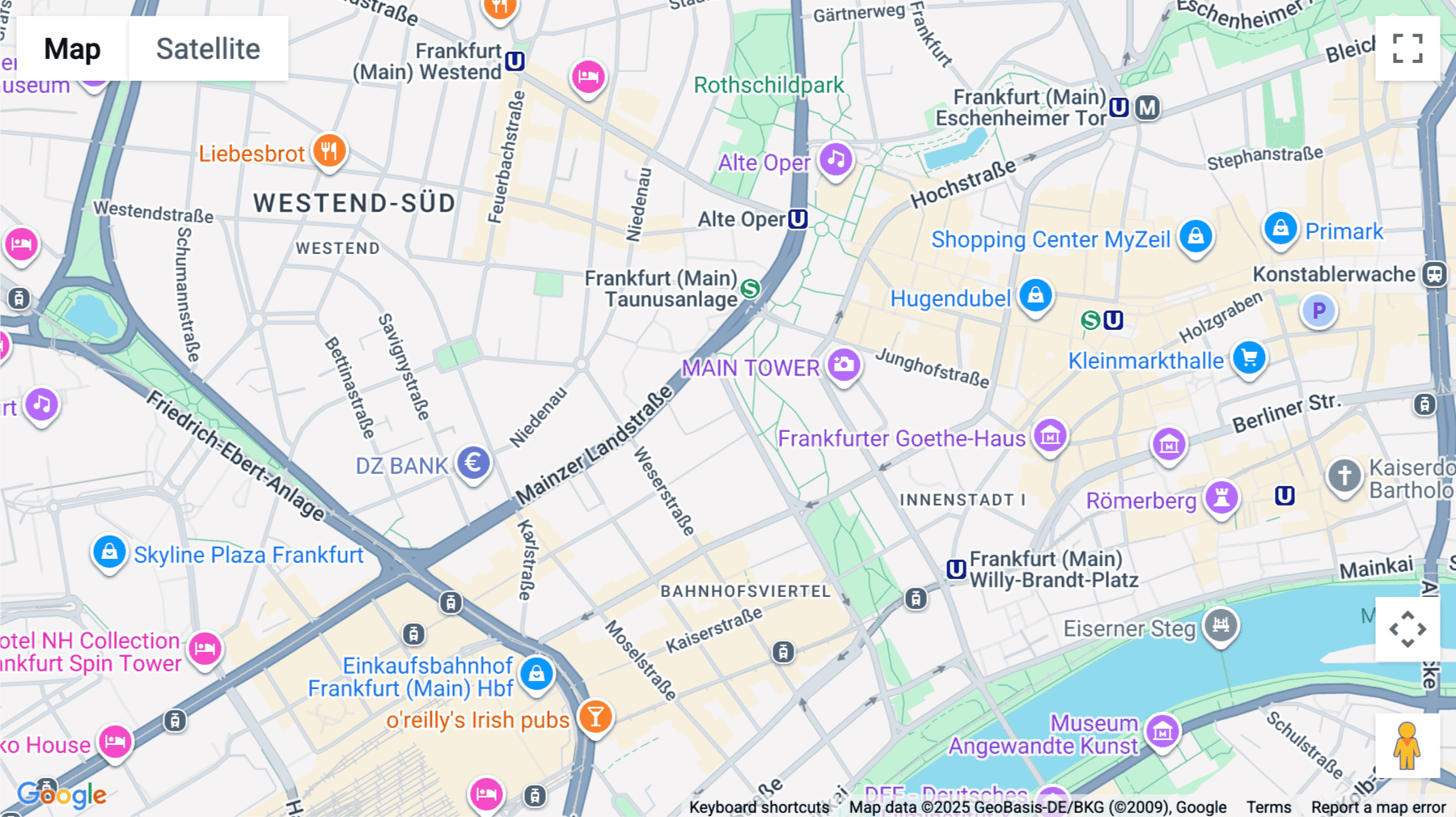 Click for interative map of Taunusanlage 8, 60325 Frankfurt am Main, Germany, Frankfurt