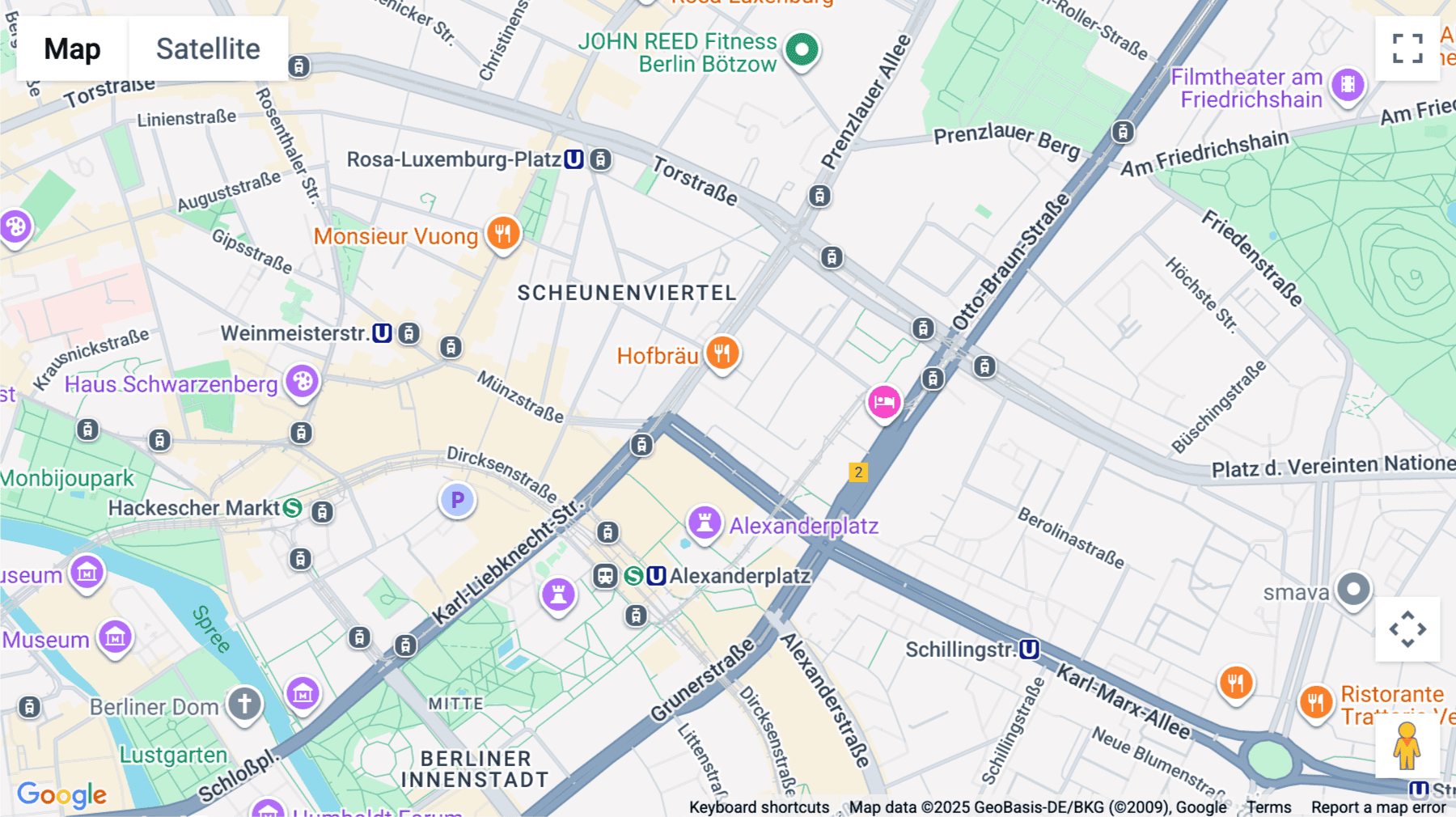 Click for interative map of Alexanderstrasse, Alexanderstrasse 1, Berlin