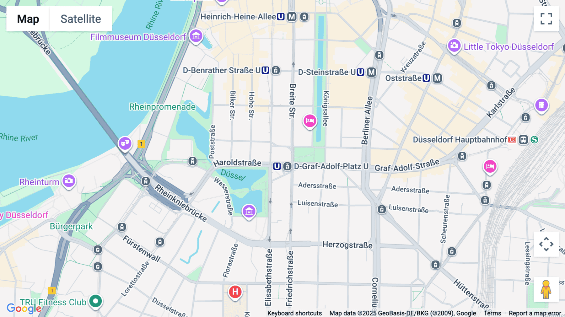 Click for interative map of GAP 15, Dusseldorf, Dusseldorf