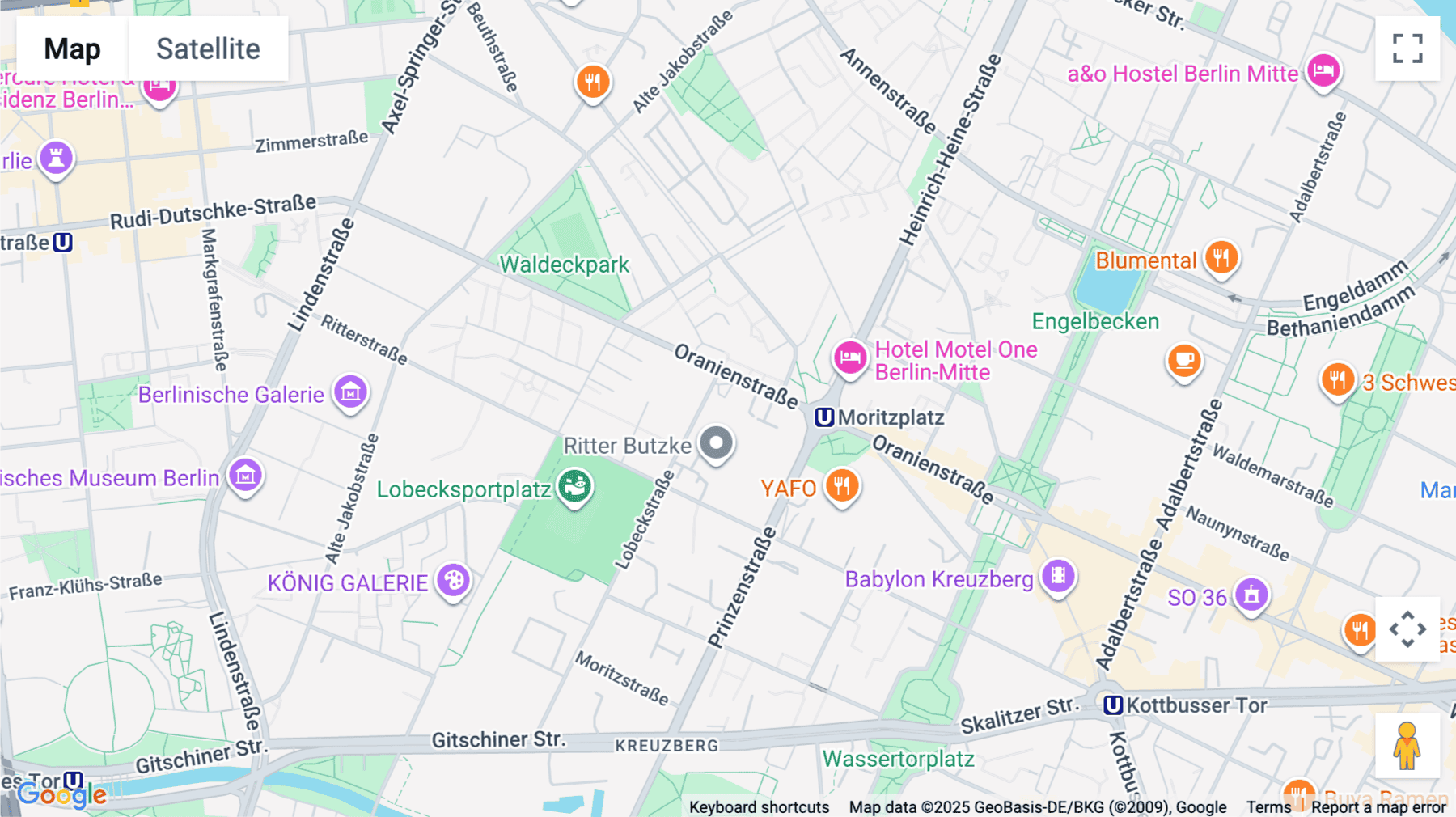 Click for interative map of Lobeckstrasse 36-40, Berlin