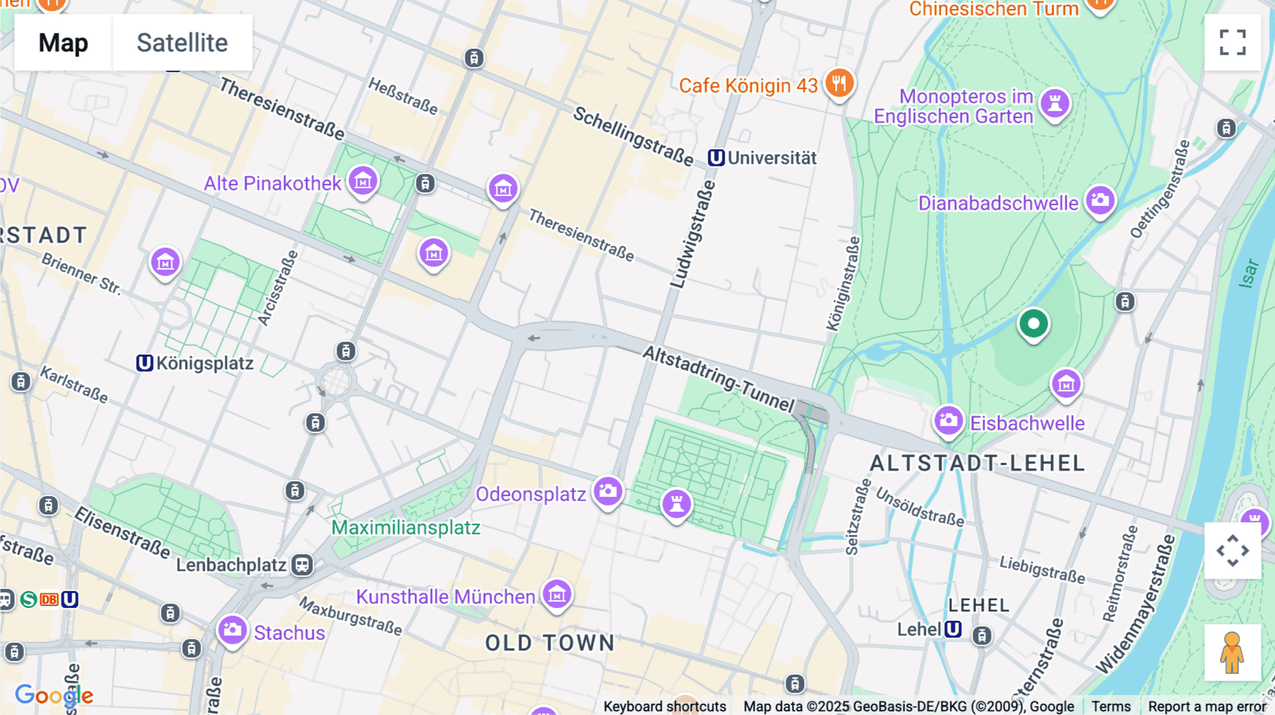 Click for interative map of Ludwigstraße 9, 80539 München, Munich
