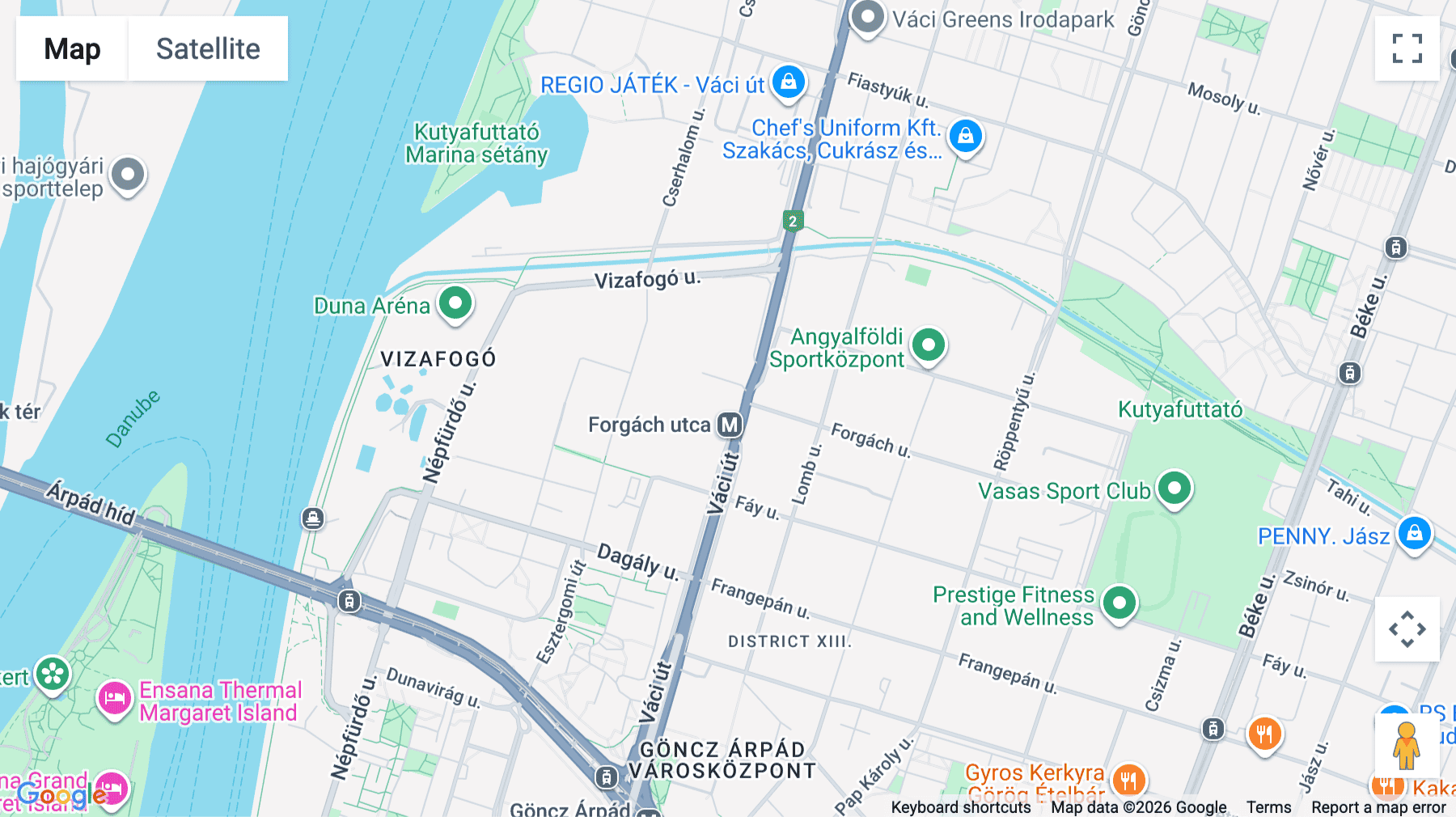 Click for interative map of Northside Business Centres, 2nd and 4th floor, BC91 Office building Váci út 91, Budapest, 1139, Budapest