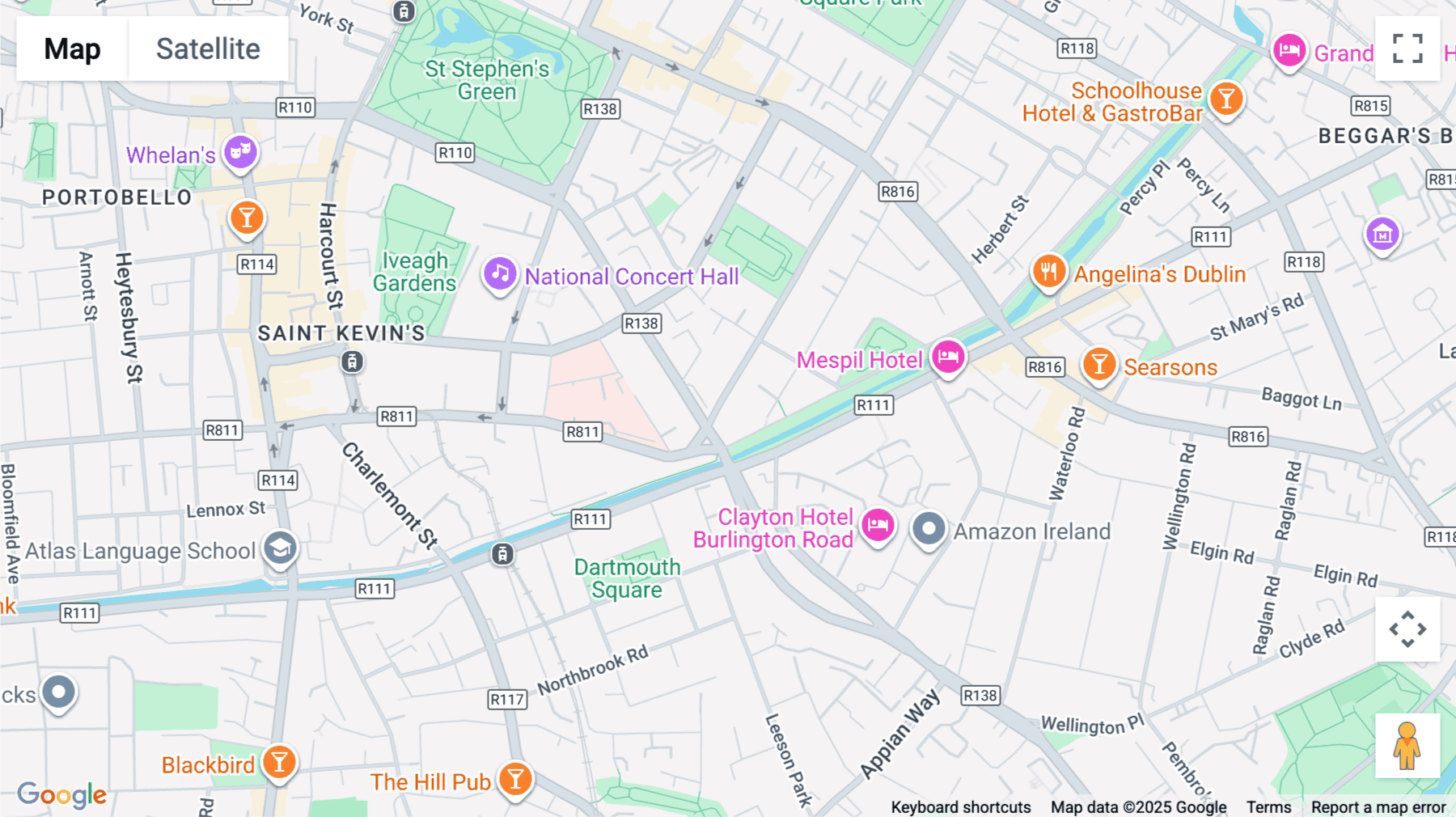 Click for interative map of 24 Fitzwilliam Place, Dublin 2, Dublin