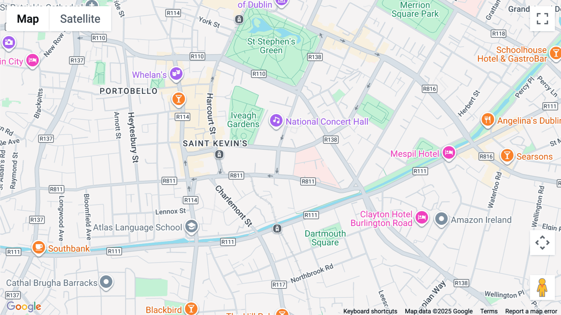 Click for interative map of The Victorians, 15, 18 Earlsfort Terrace, Dublin 2, Dublin
