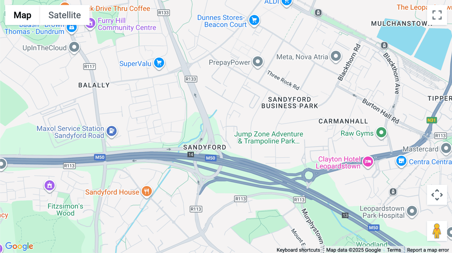 Click for interative map of 51 Bracken Road, Dublin 18, Dublin