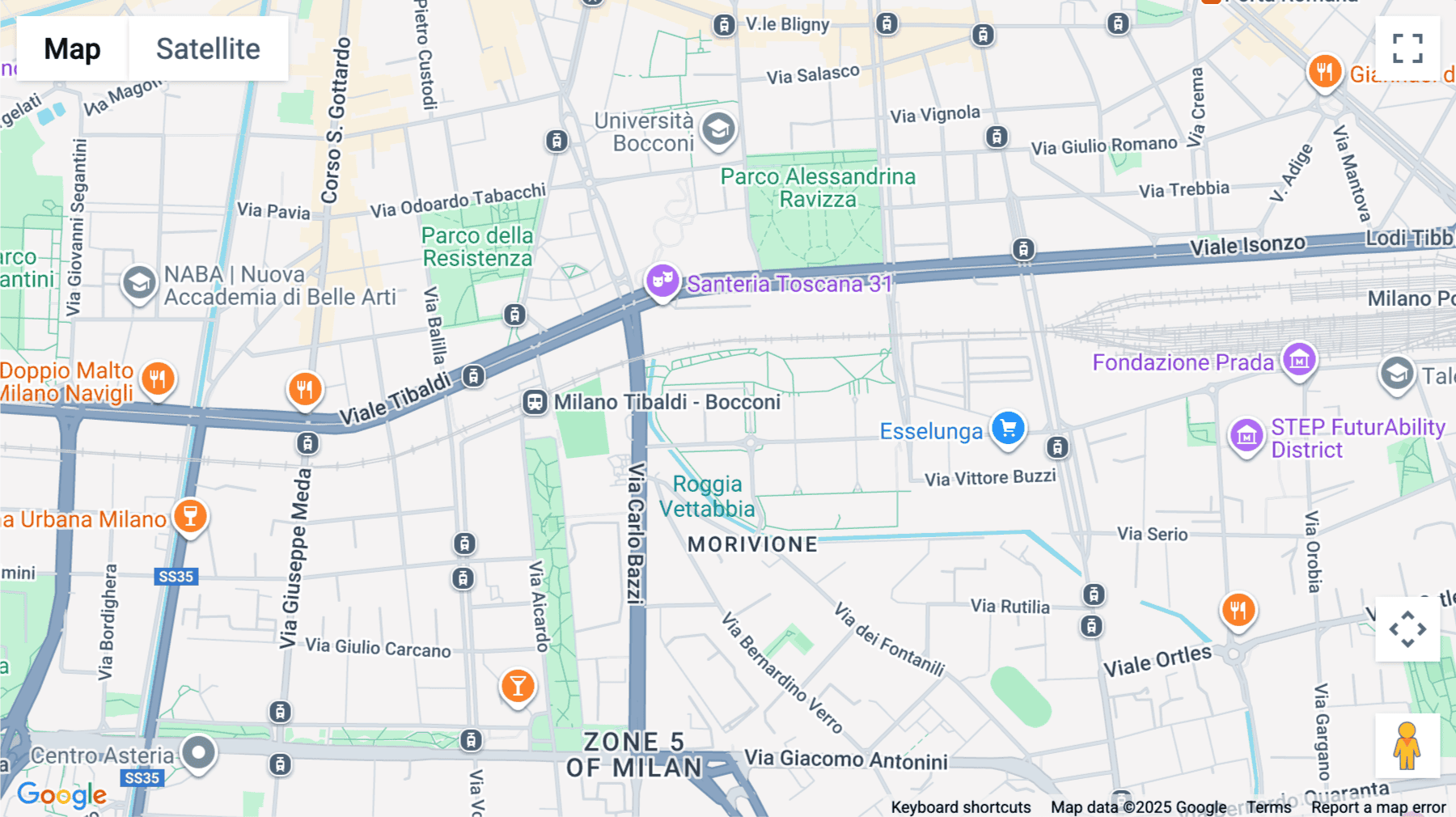 Click for interative map of Via Giovanni Spadolini 7, Building B, 6th floor, 20141 Milan, Milan