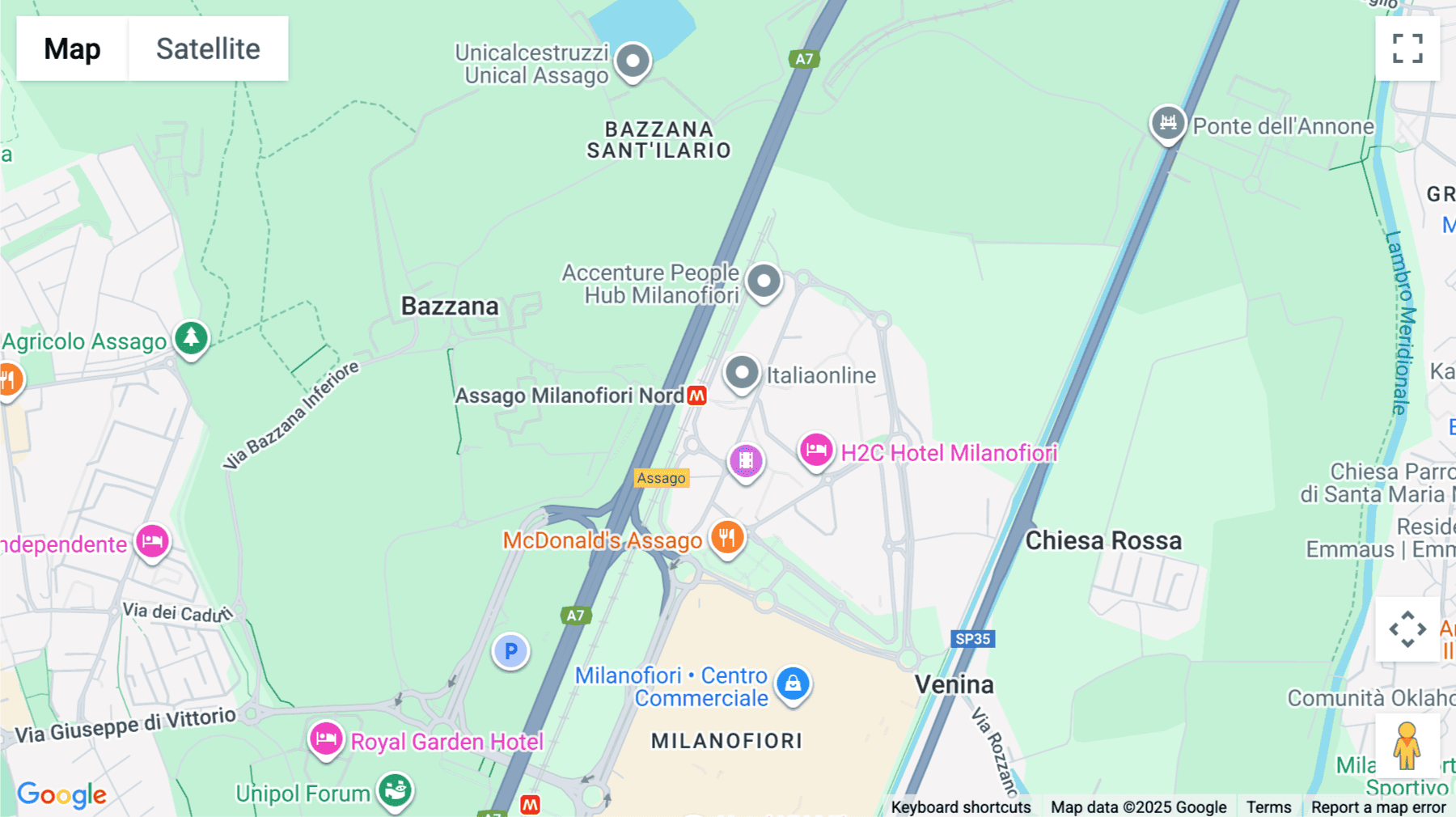 Click for interative map of Via del Bosco Rinnovato 6, Building U7, Milan