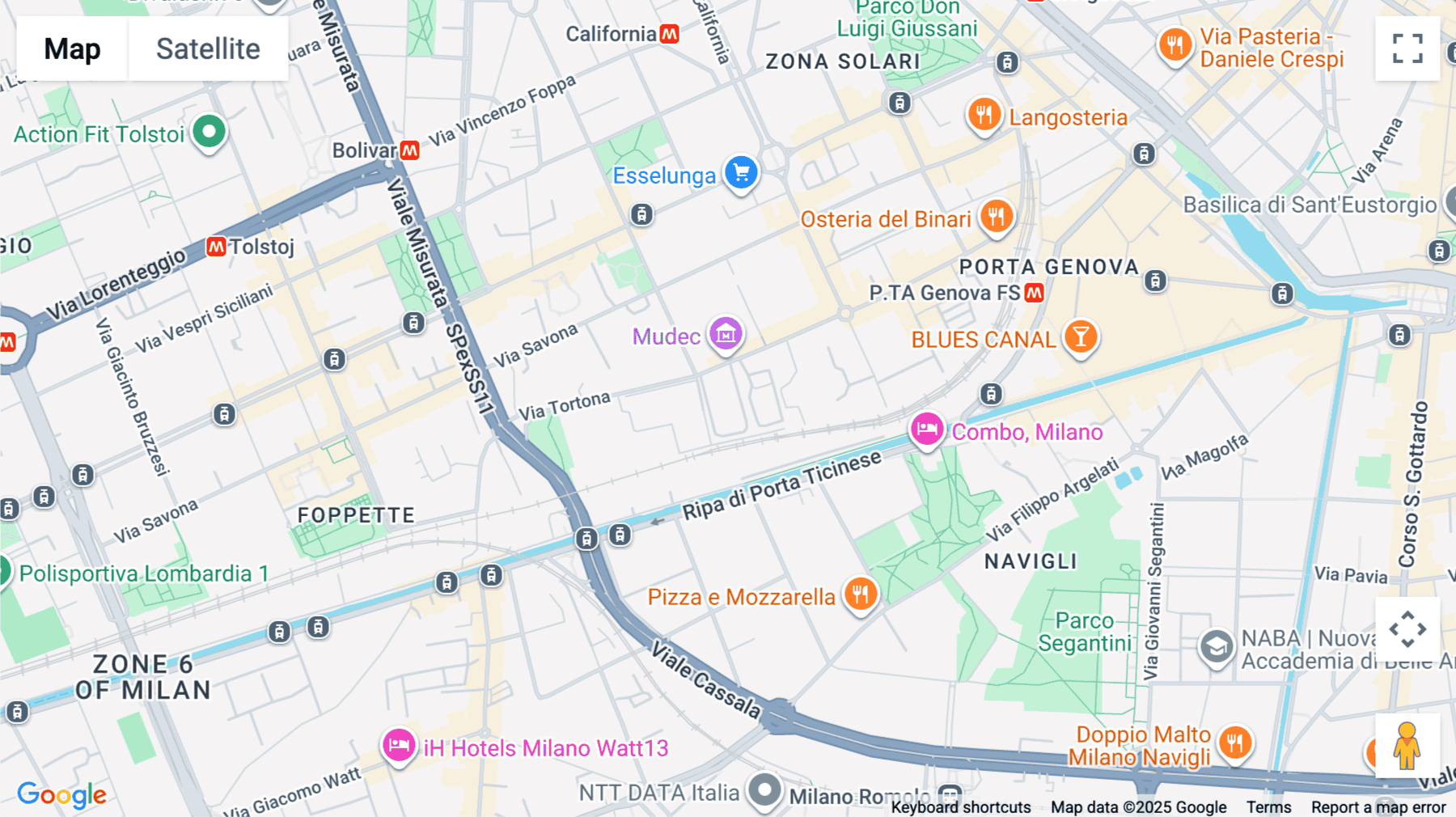Click for interative map of Via Tortona 33, 20144 Milan, Milan