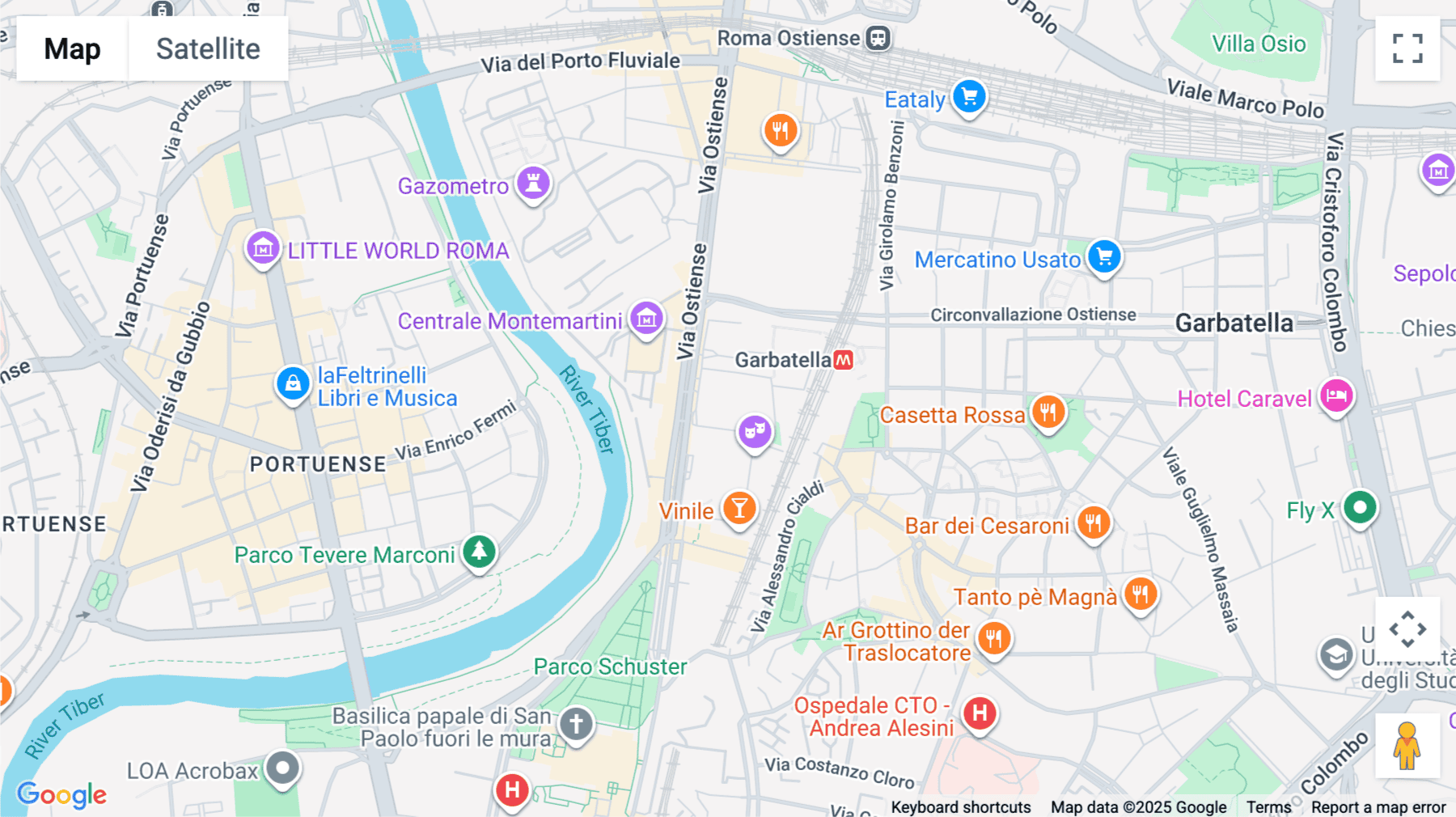 Click for interative map of Via Ostiense 131/L, 5th floor, Rome, Rome