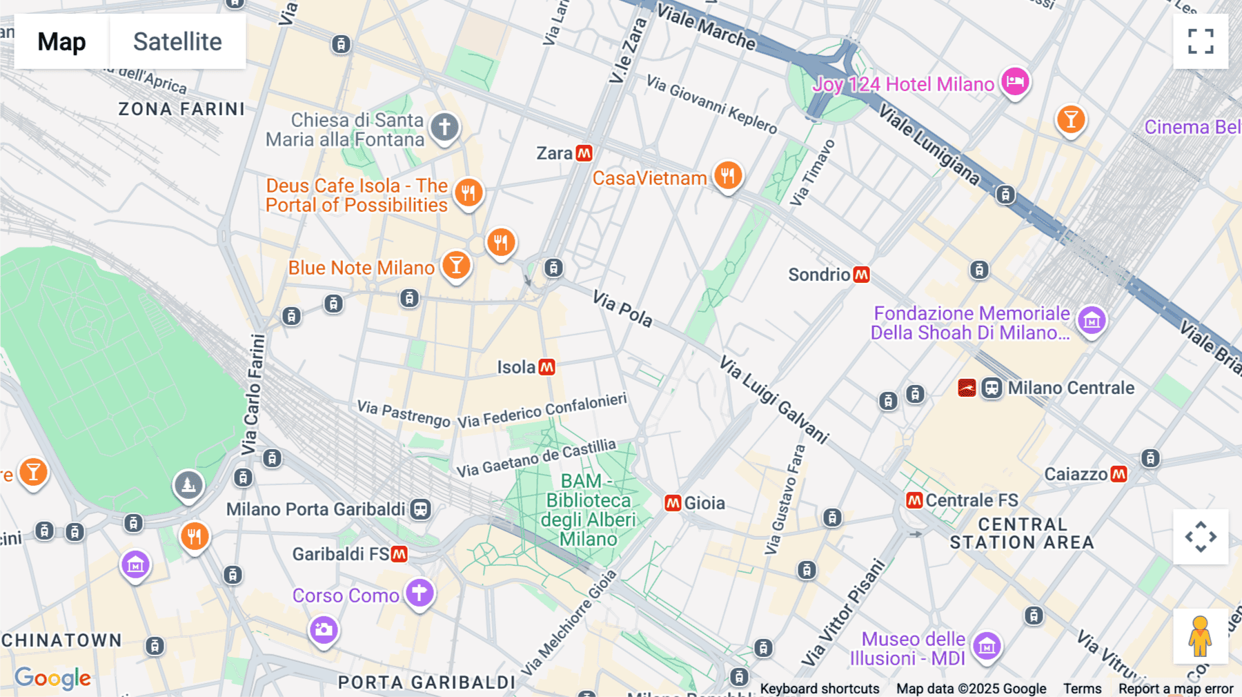 Click for interative map of Via Filippo Sassetti, 32, Milan