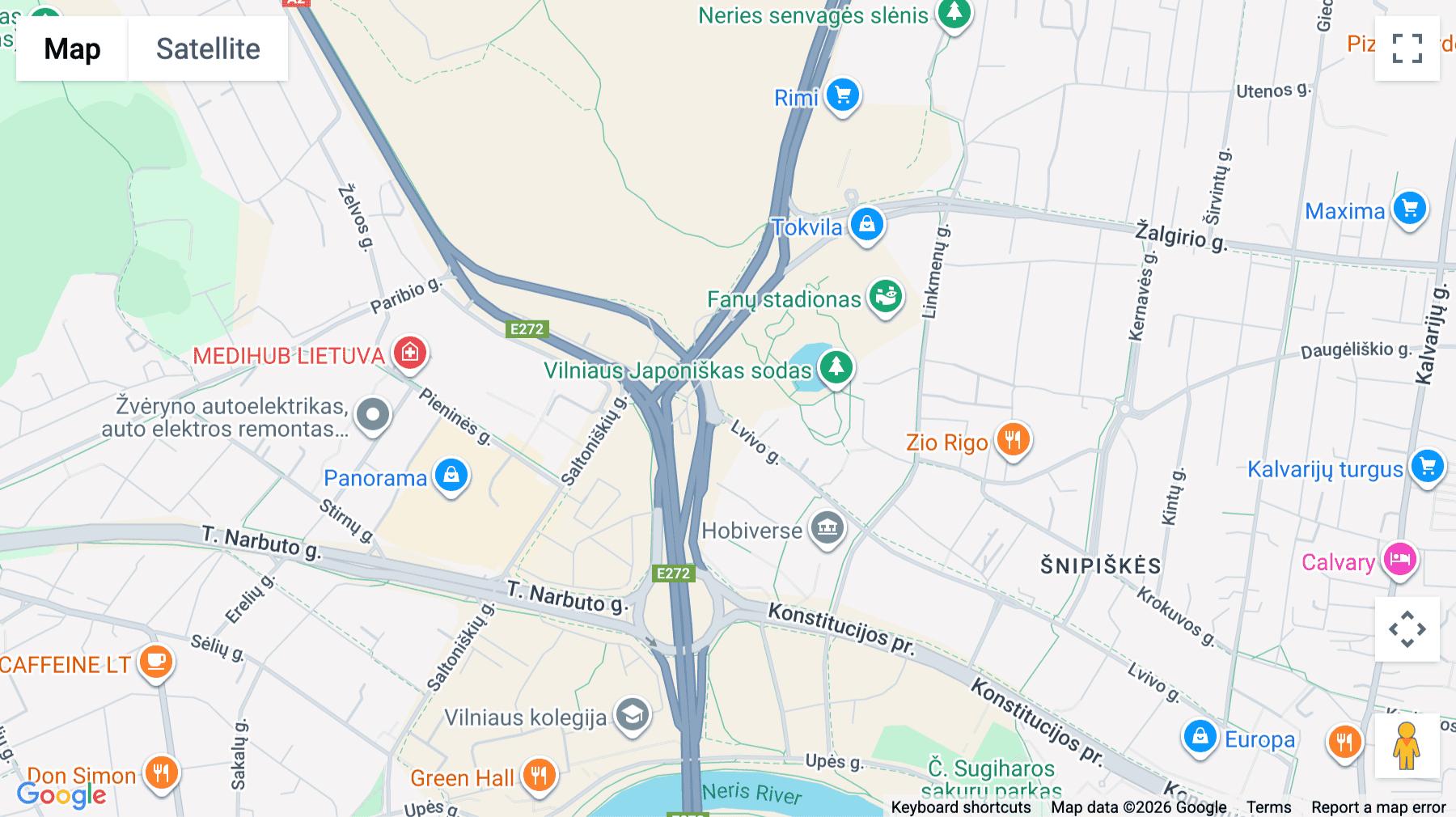 Click for interative map of 2nd floor, Lvovo, g. 105, 08104 Vilnius, Vilnius