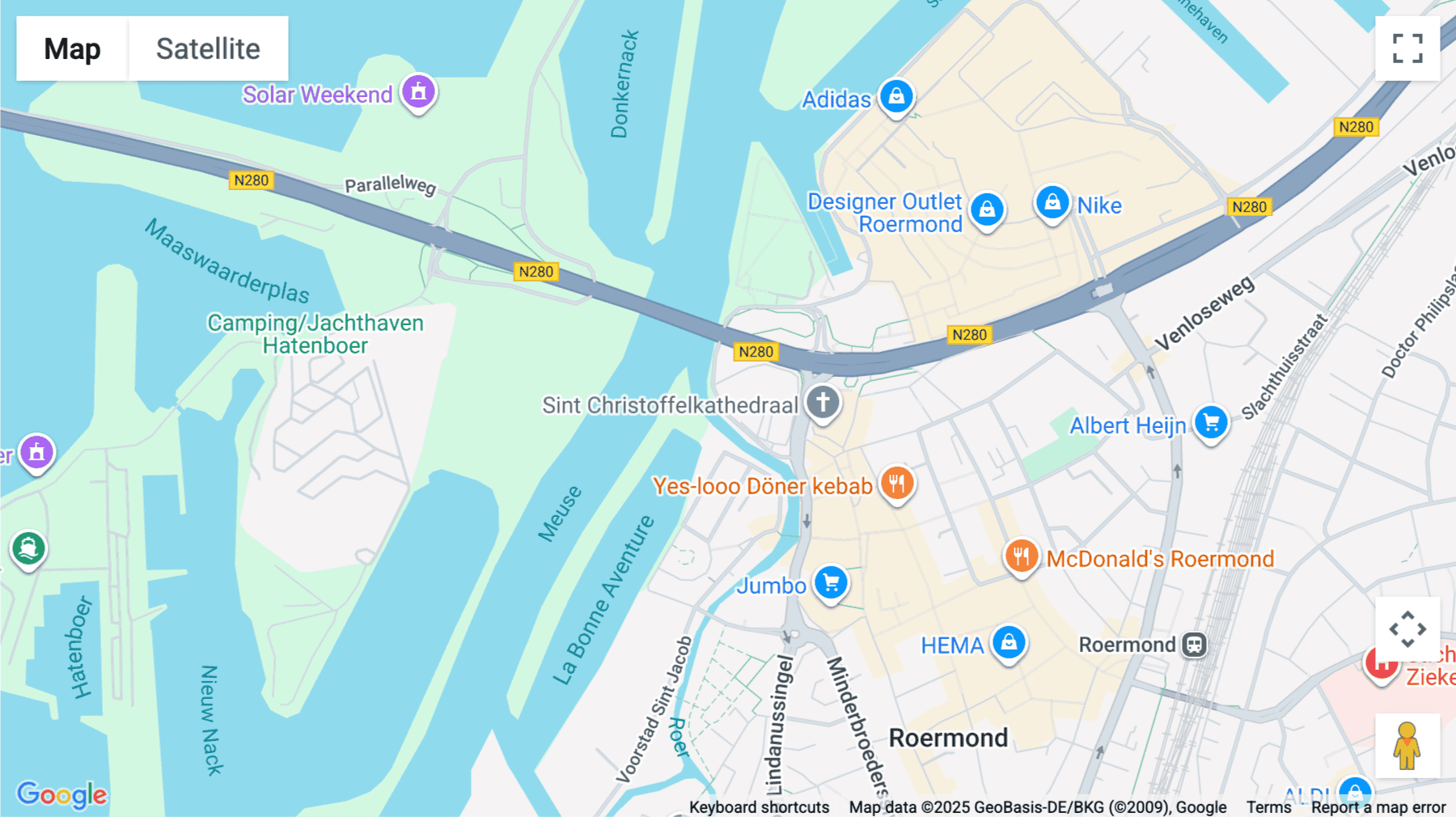 Click for interative map of Looskade 20, Roermond, Almere