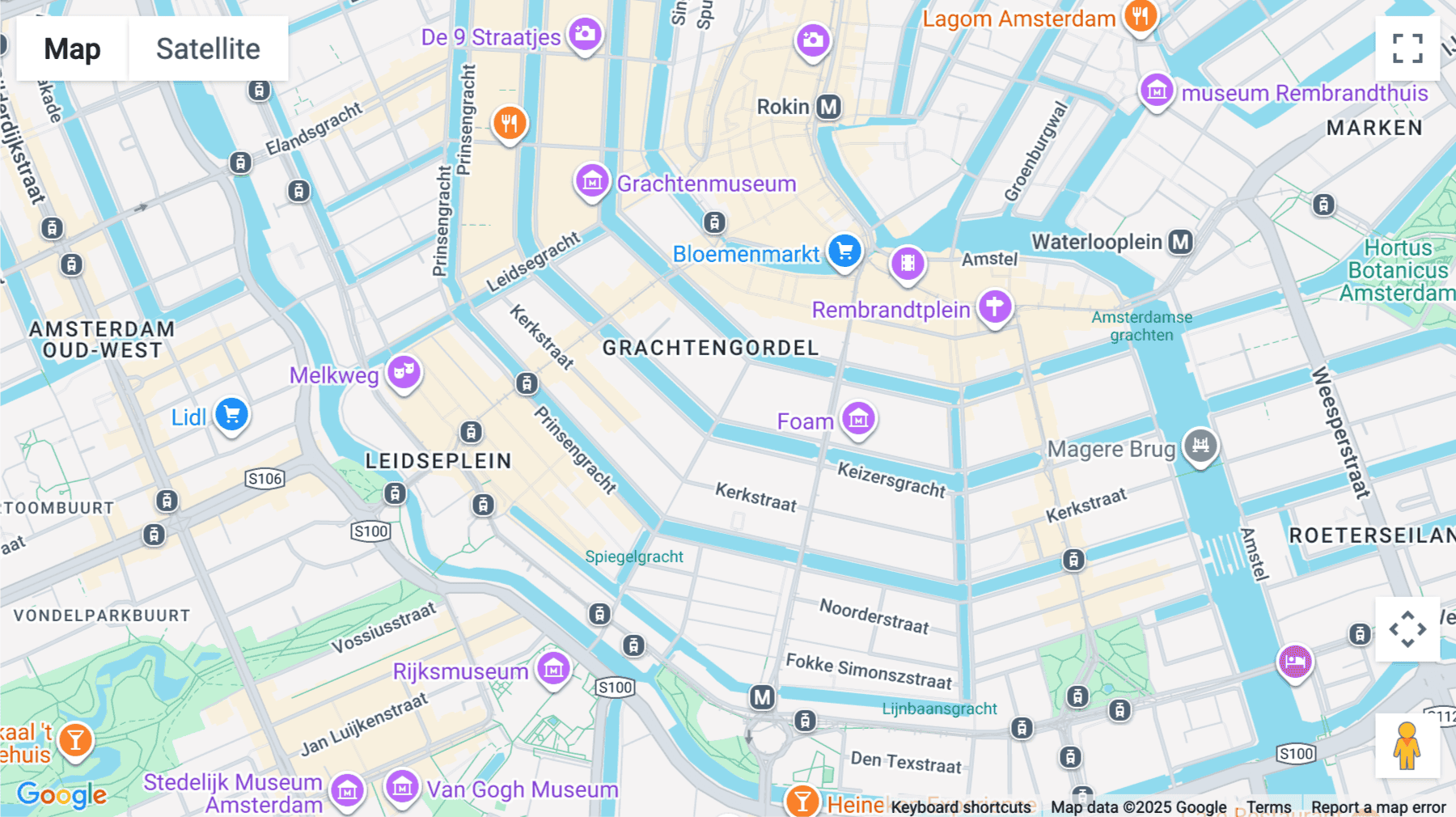 Click for interative map of Keizersgracht 555, Amsterdam