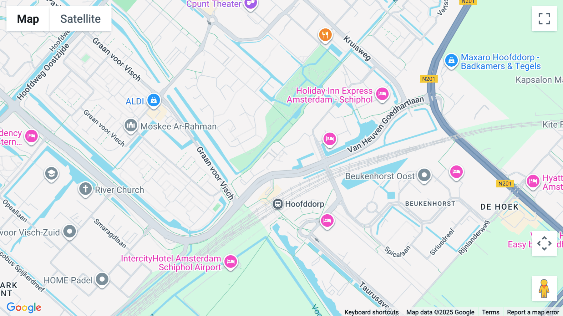 Click for interative map of Saturnusstraat 46-62, 2132 HB Hoofddorp, Netherlands, Hoofddorp