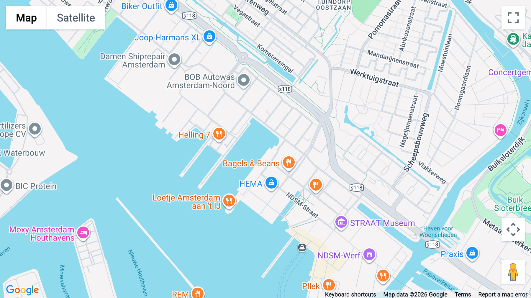 Click for interative map of Kraanspoor 12-58, 1033 SE Amsterdam, Amsterdam