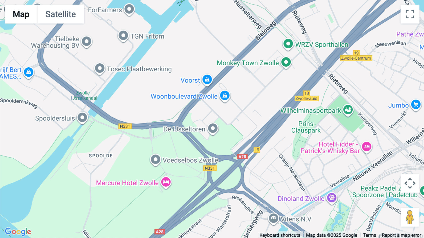 Click for interative map of Trade Centre, Grote Voort 293-A, 8041 BL Zwolle, Zwolle