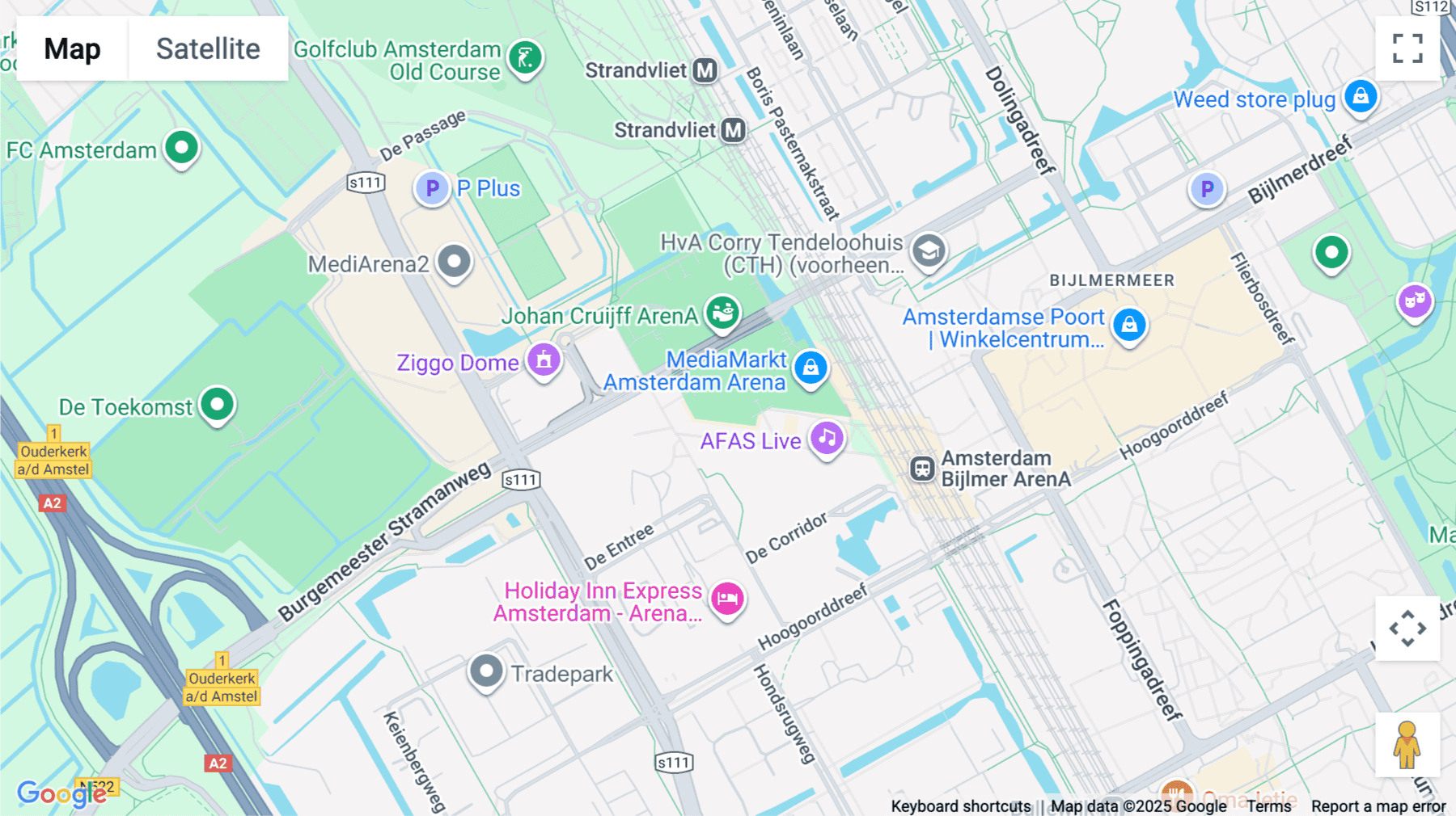 Click for interative map of Amsterdam Arena Boulevard 65-71, 1011 DL Amsterdam, Amsterdam