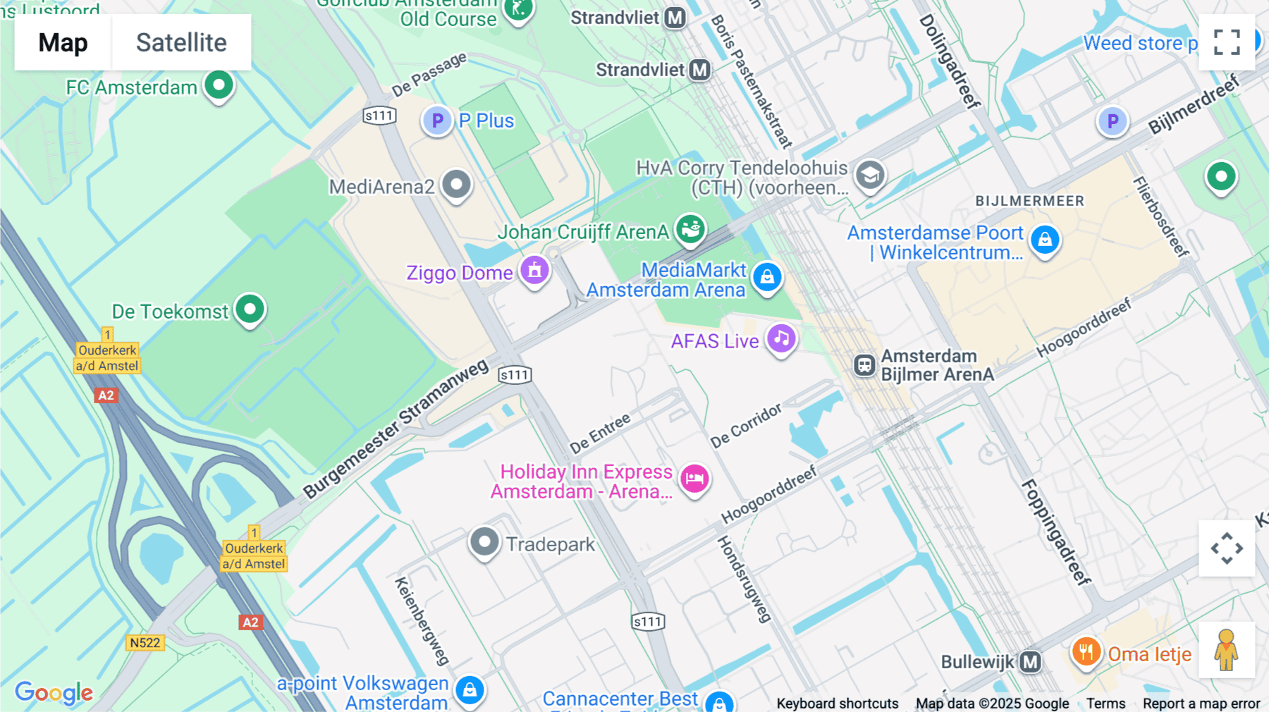 Click for interative map of Amsterdam Oval Tower, De Entree 99-197, Amsterdam