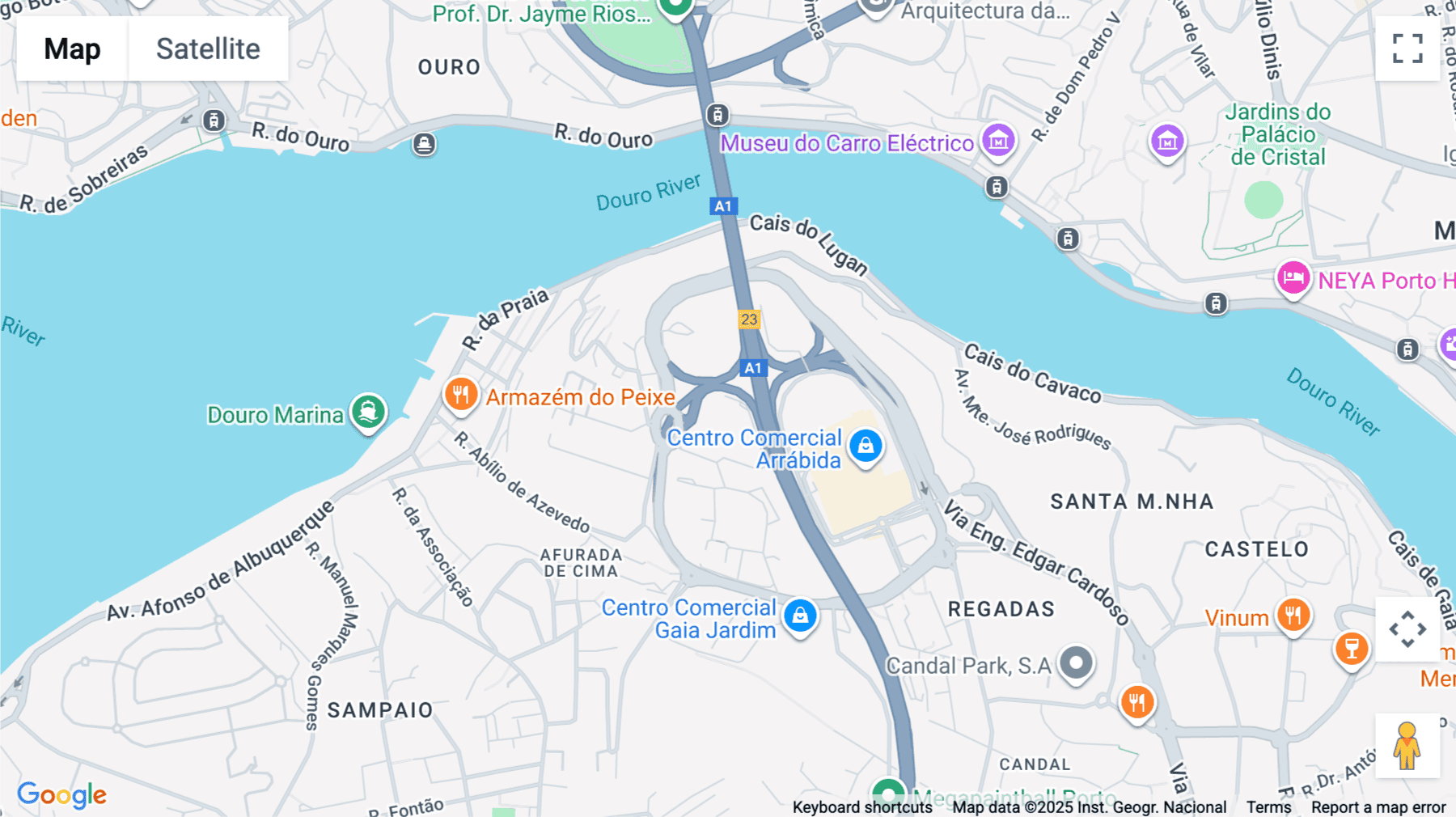 Click for interative map of Lake Towers, Edifício D, Rua Daciano Baptista Marques 245, 2nd floor, Vila Nova de Gaia