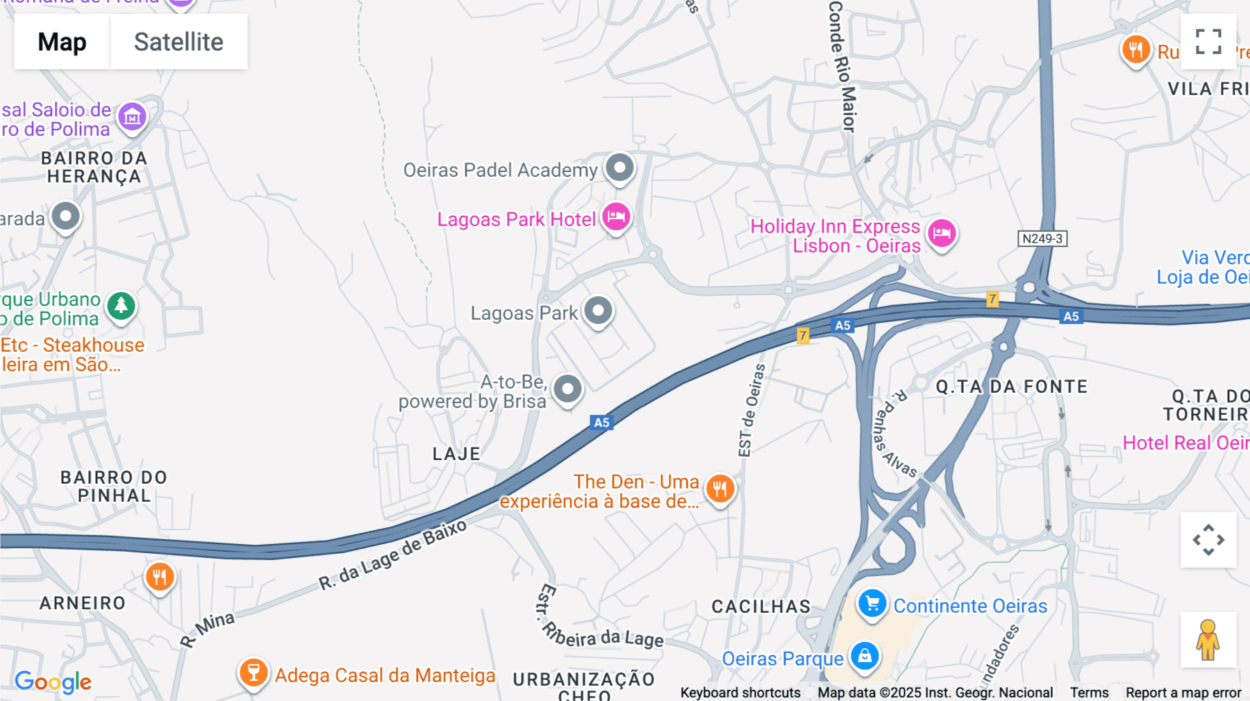 Click for interative map of Lagoas Park, Building 7, 1st floor, Porto Salvo, Oeiras, Lisbon