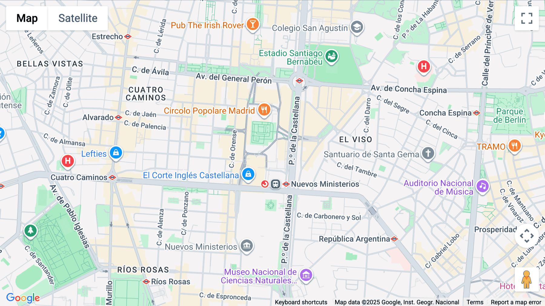 Click for interative map of Paseo De La Castellana 77, Madrid, Madrid