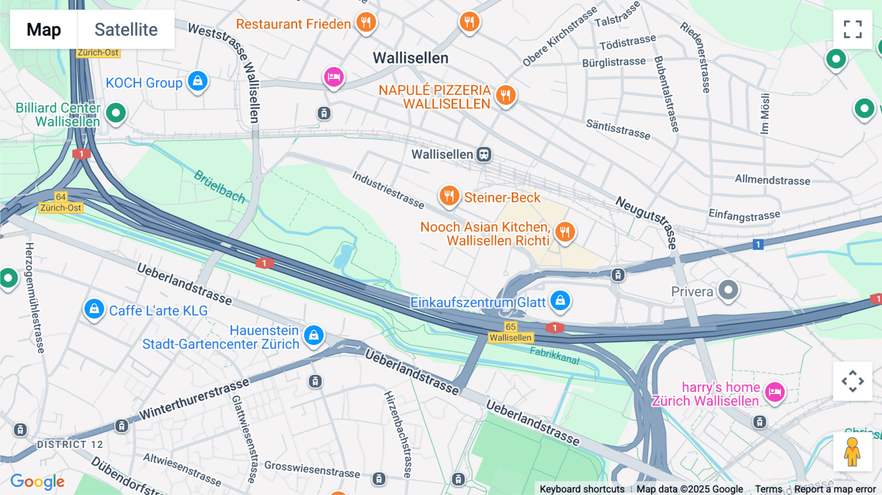 Click for interative map of Wallisellen Business Park, Richtistrasse 7, 8304 Wallisellen, Wallisellen