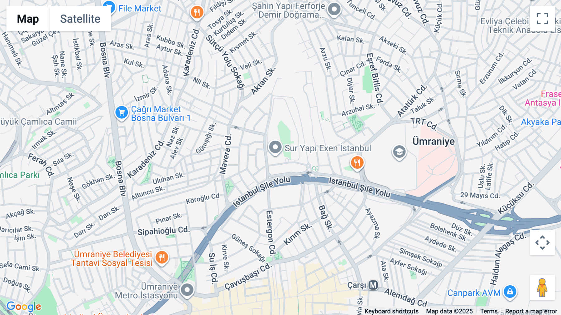 Click for interative map of Tantavi Mahallesi, Estergon Cd, Blok No: 24, Istanbul