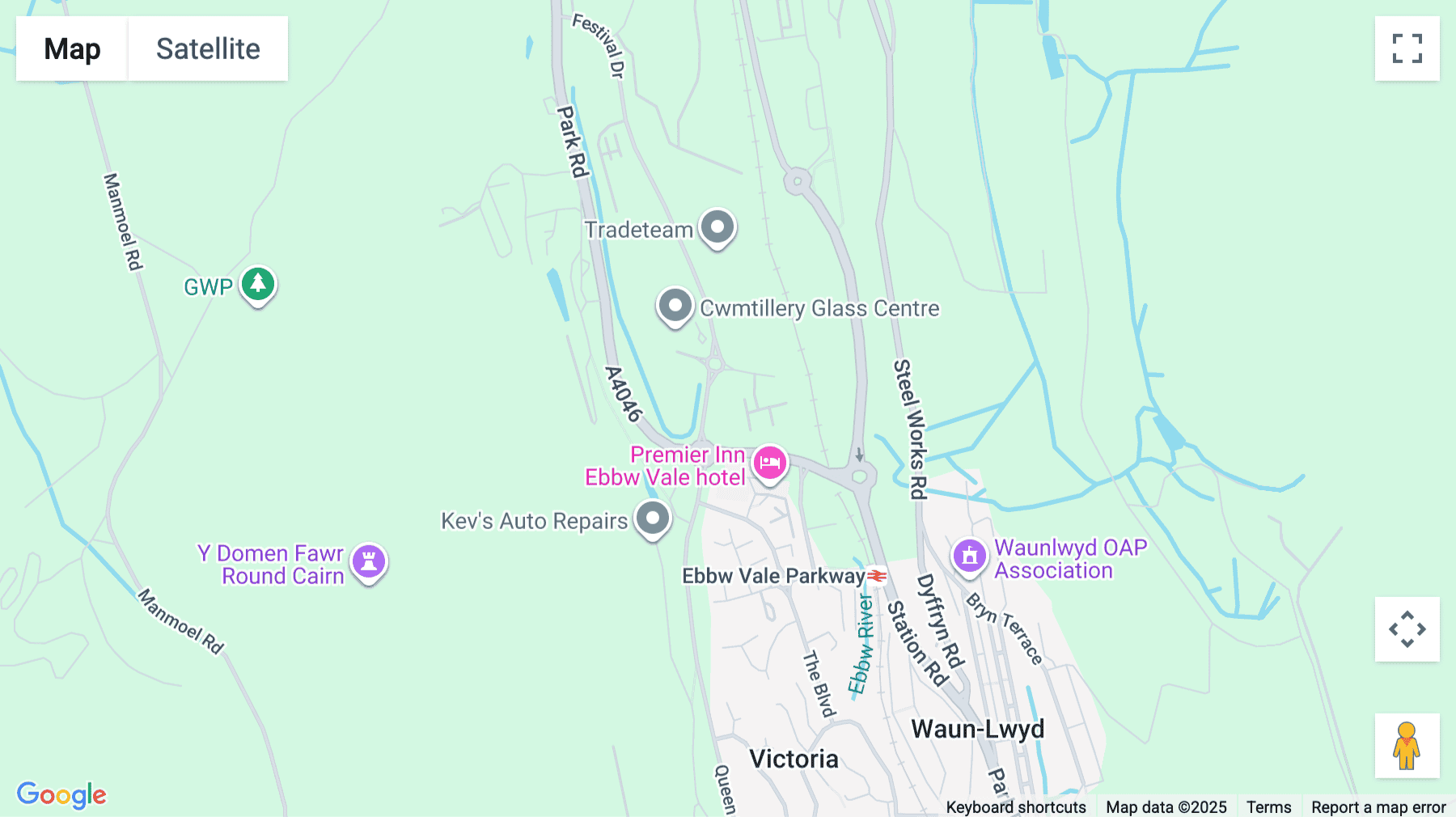 Click for interative map of The Innovation Centre, Festival Drive, Victoria Business Park, Ebbw Vale, Gwent, Newport (Gwent)