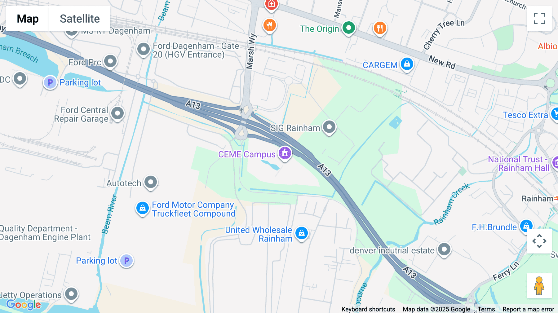 Click for interative map of CEME Campus, Launchpad & Innovation Centre, Marsh Way, Rainham, Greater London, Rainham