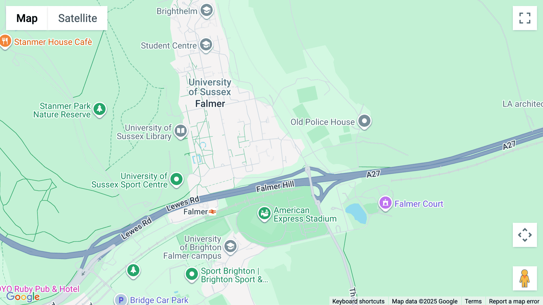 Click for interative map of Sussex Innovation Centre, Science Park Square, Falmer, Brighton, Falmer
