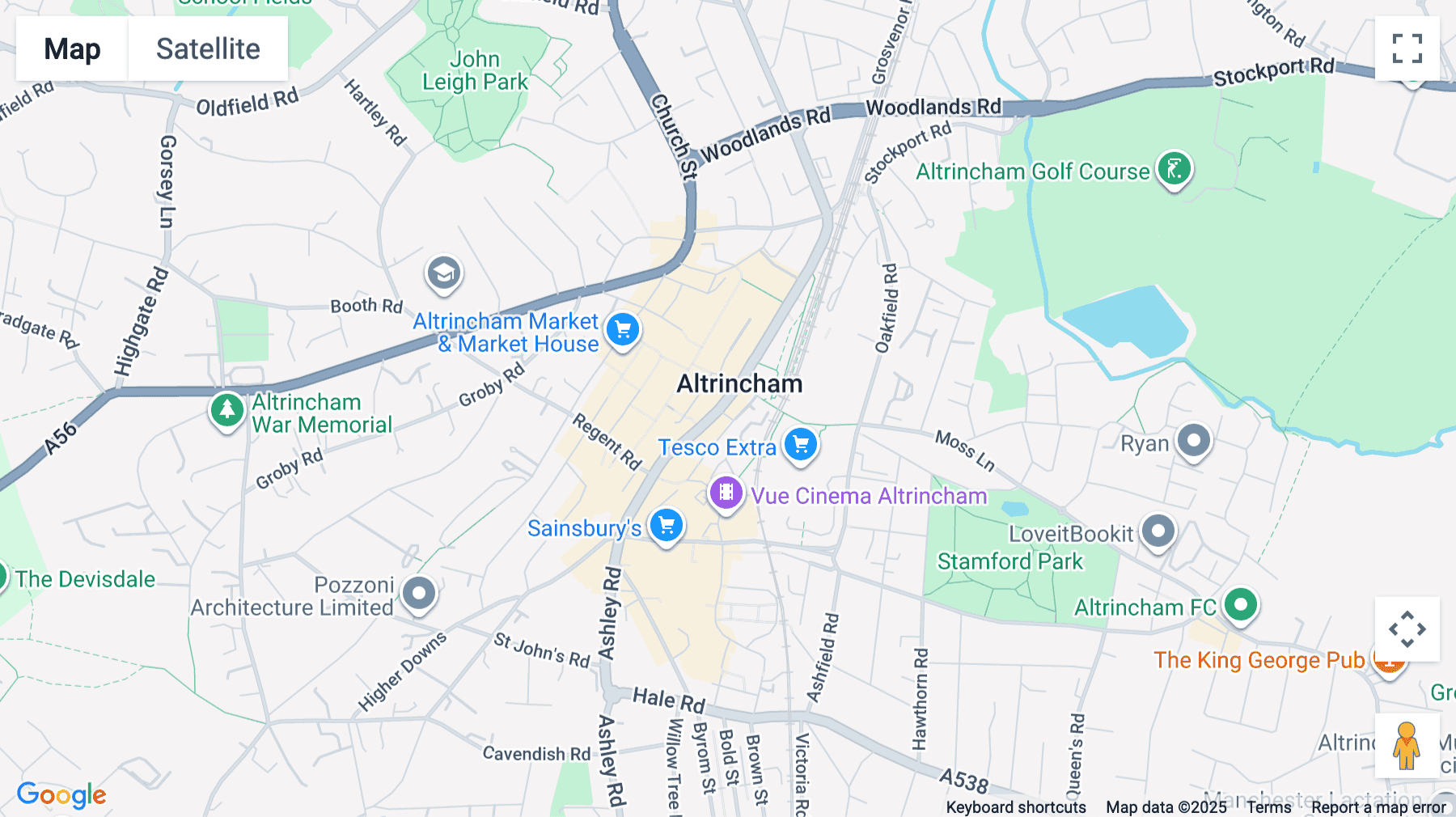 Click for interative map of First Floor, Kennedy House, 31 Stamford Street, Altrincham