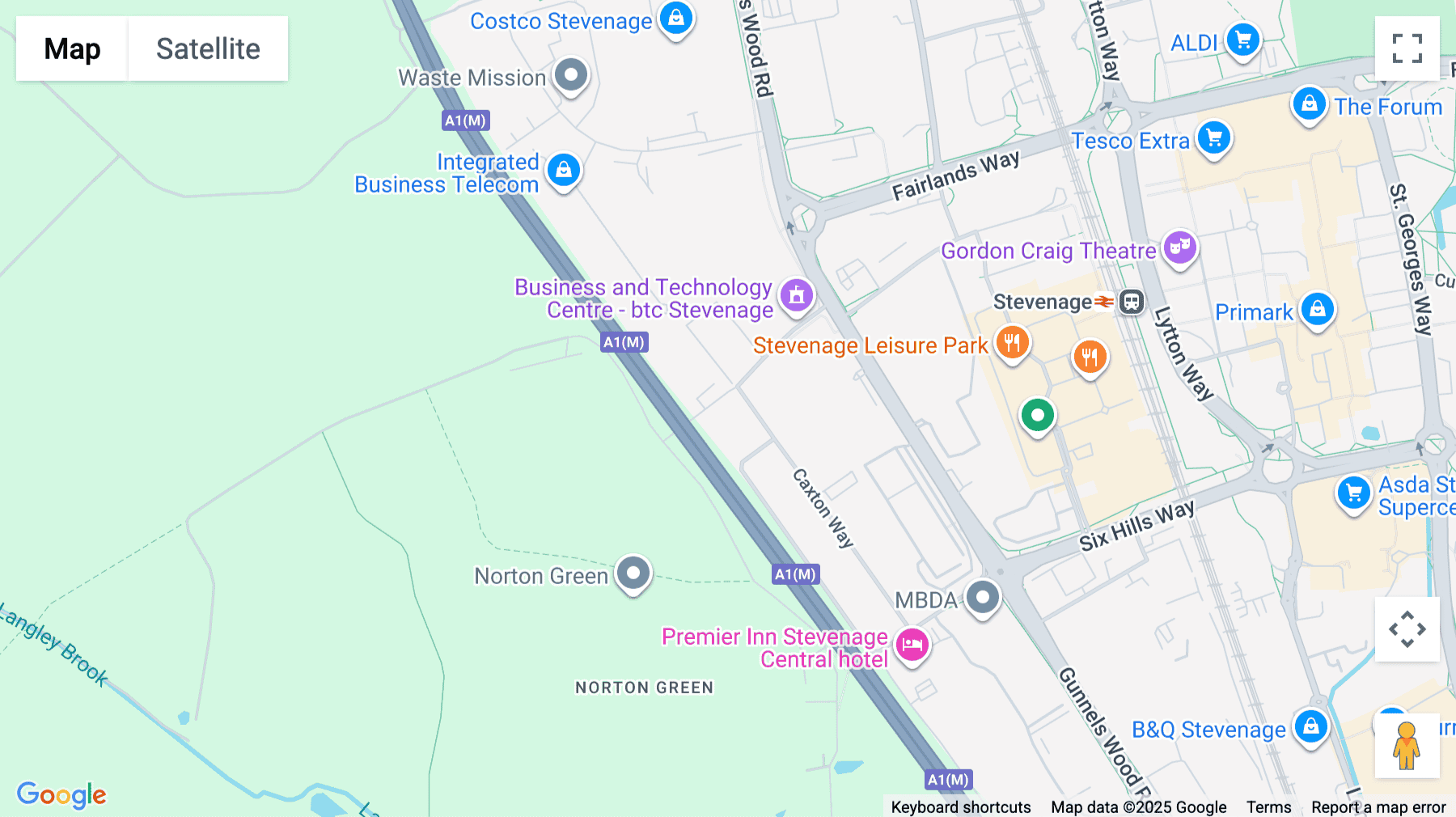 Click for interative map of Caxton Point, Caxton Way, Stevenage