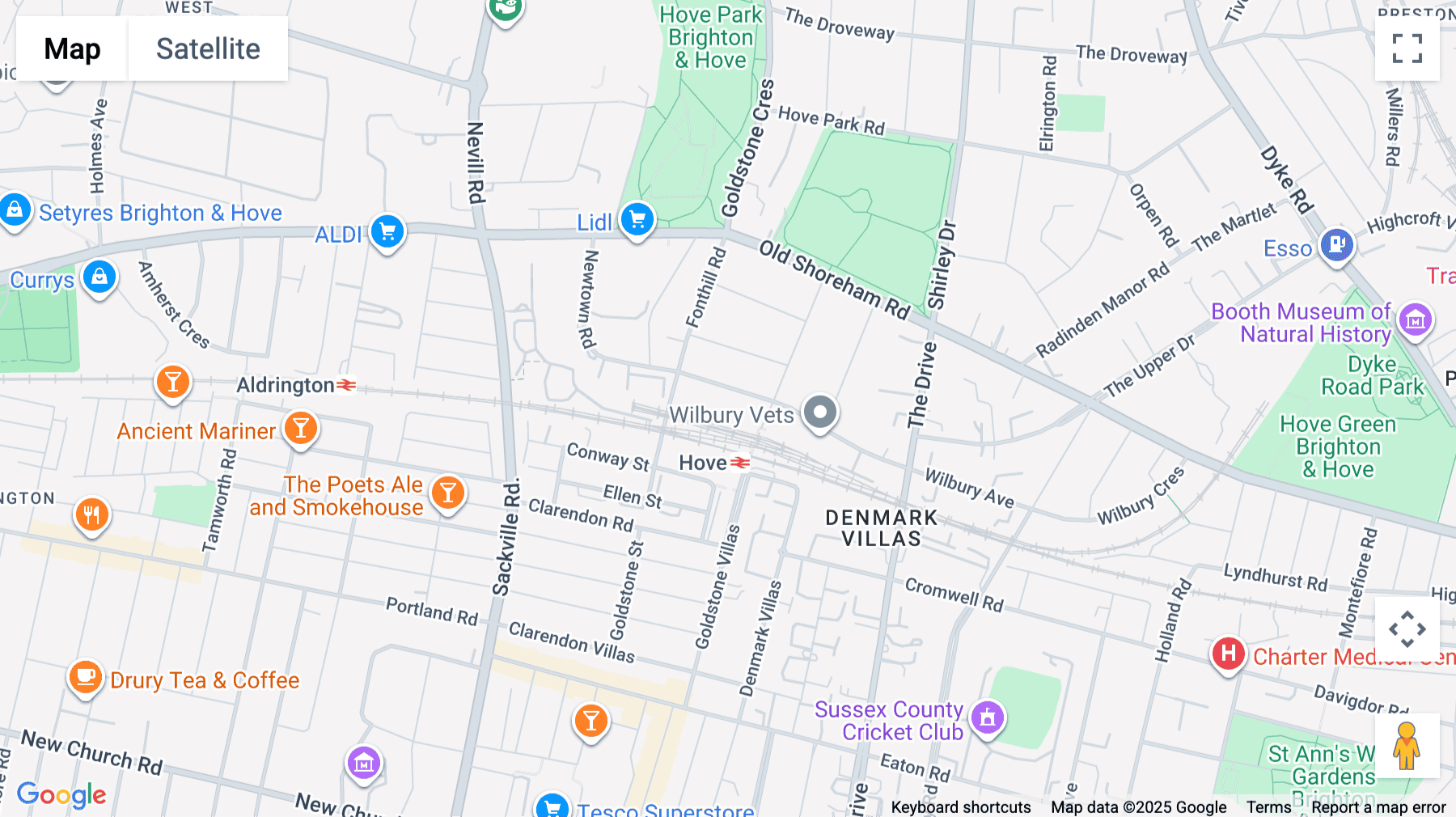 Click for interative map of Freedom Works Creative Hub, Unit 7 Hove Business Centre, Fonthill Road, Hove