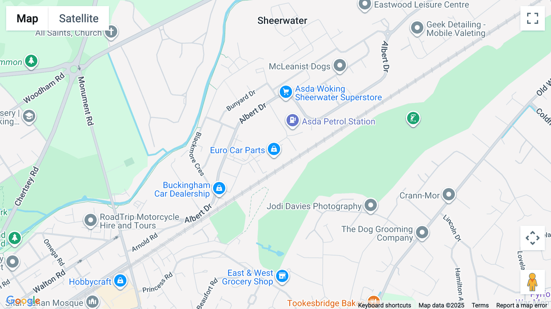 Click for interative map of Orchard Business Park, Forsyth Road, Woking, Woking