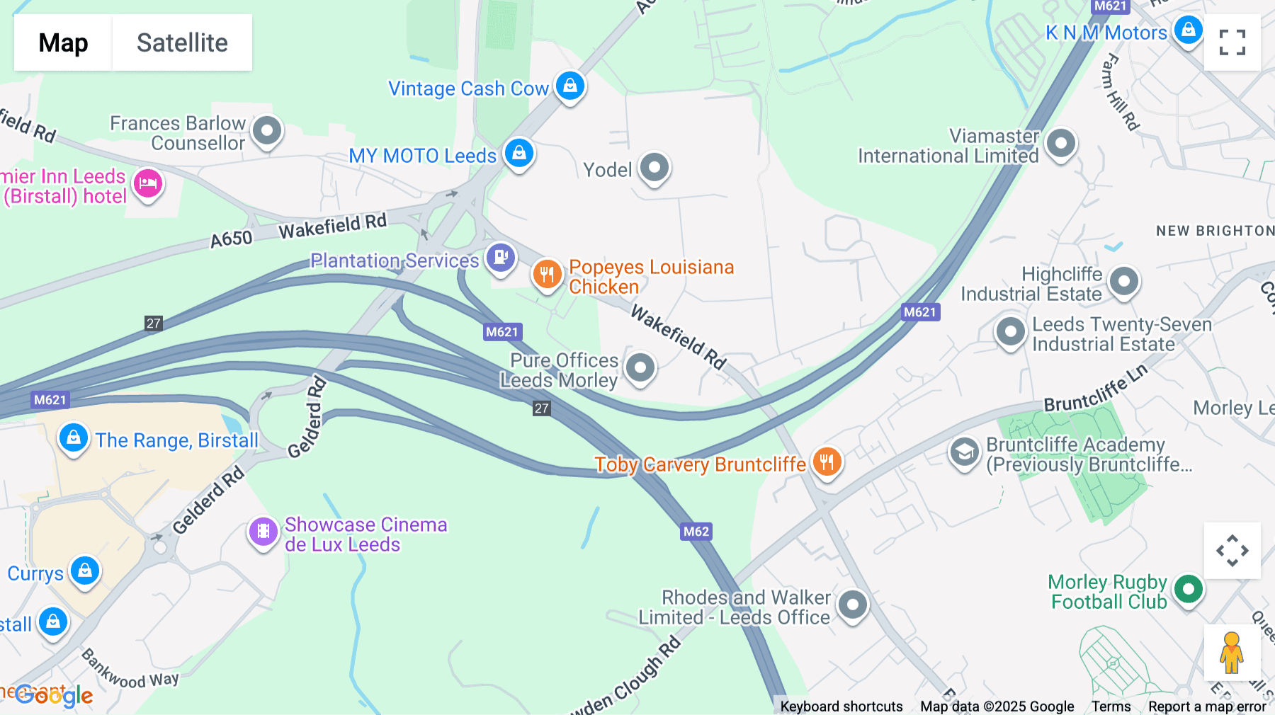 Click for interative map of Turnberry Park Road, Morley, Leeds