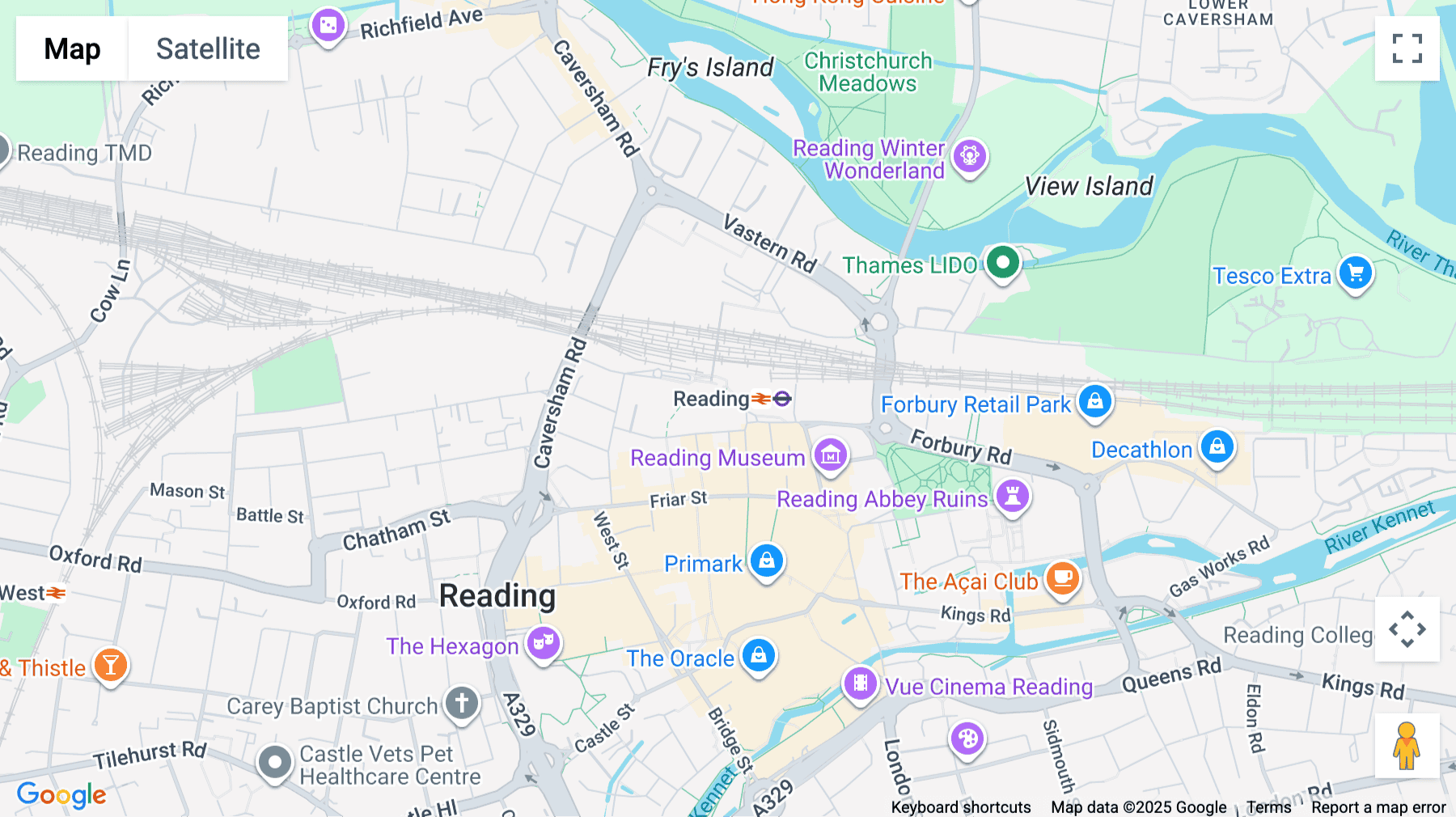 Click for interative map of Thames Tower, Station Road, Reading