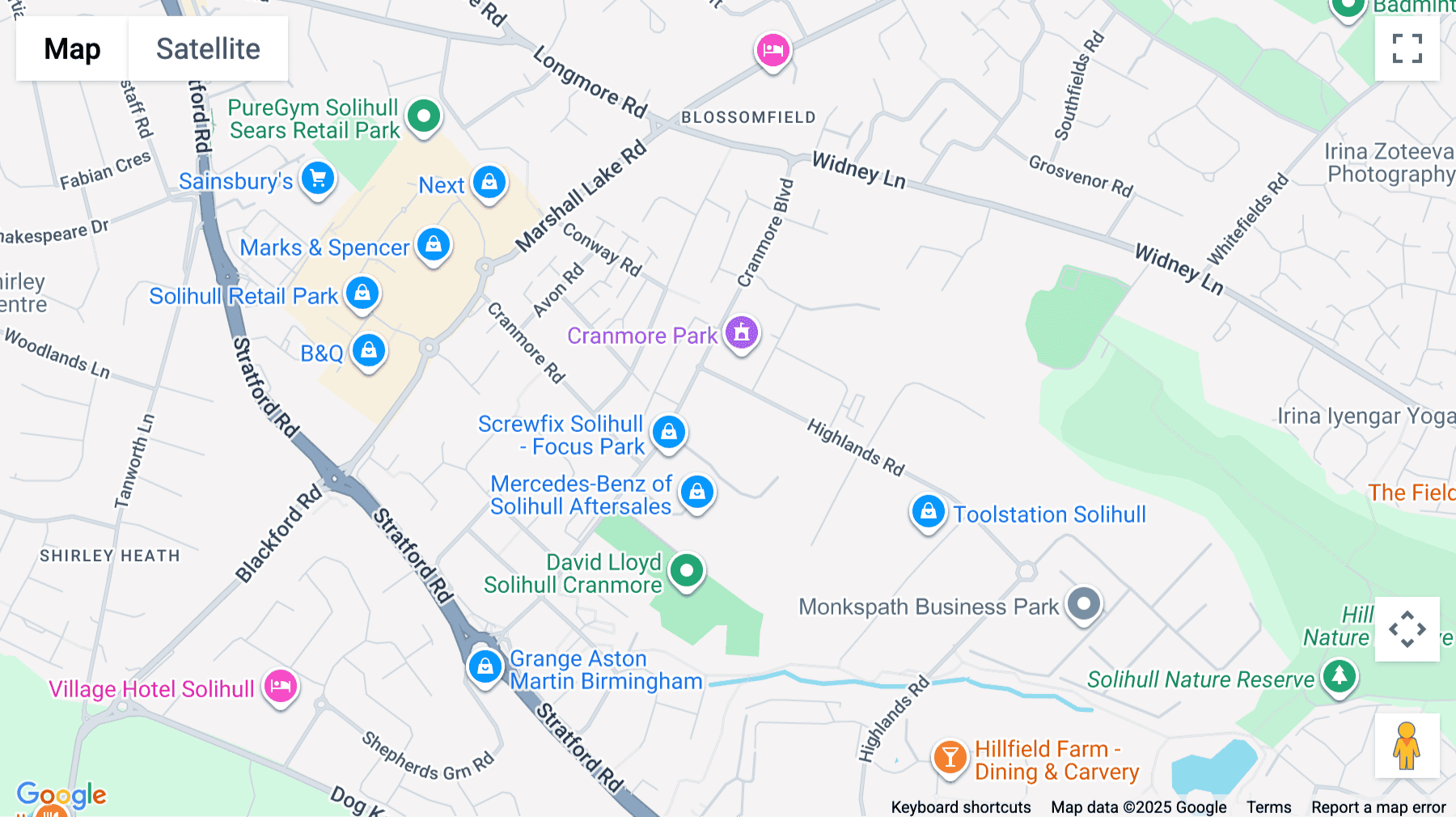 Click for interative map of Zenith House, Highlands Road, Solihull, Solihull