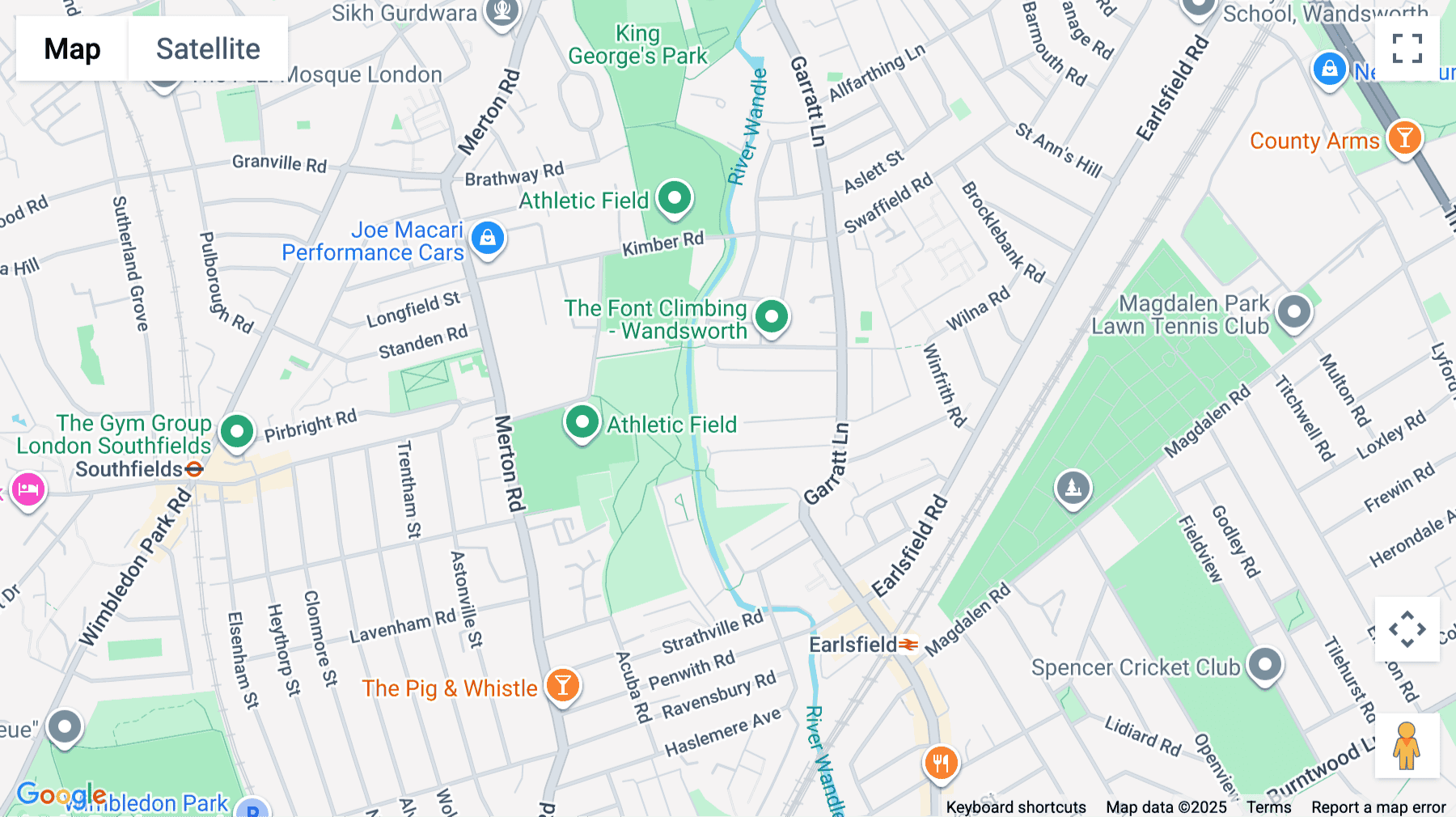 Click for interative map of Riverside Business Centre, Haldane Place, Wandsworth, London