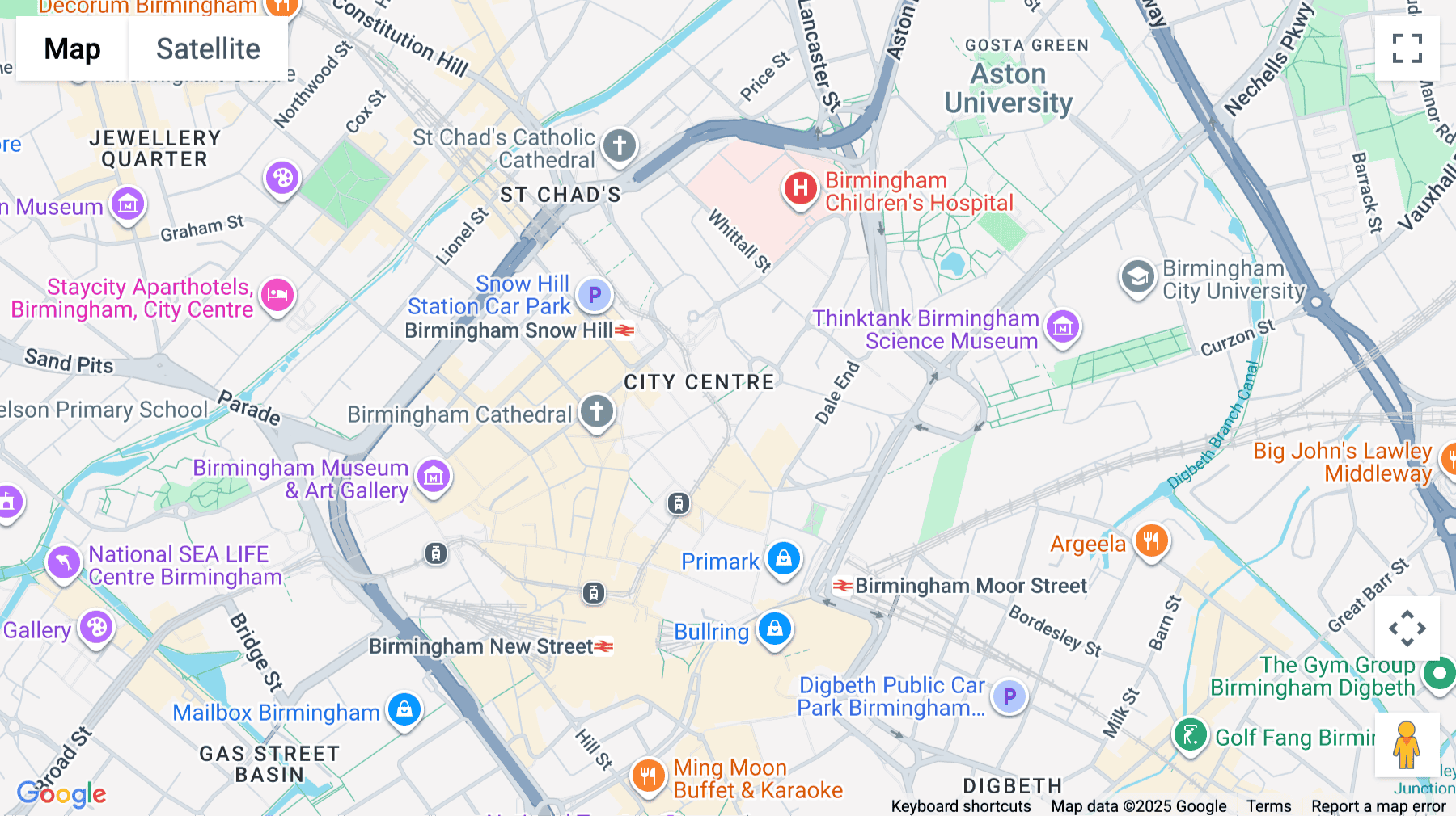 Click for interative map of Lewis Building, Bull Street, Birmingham, Birmingham