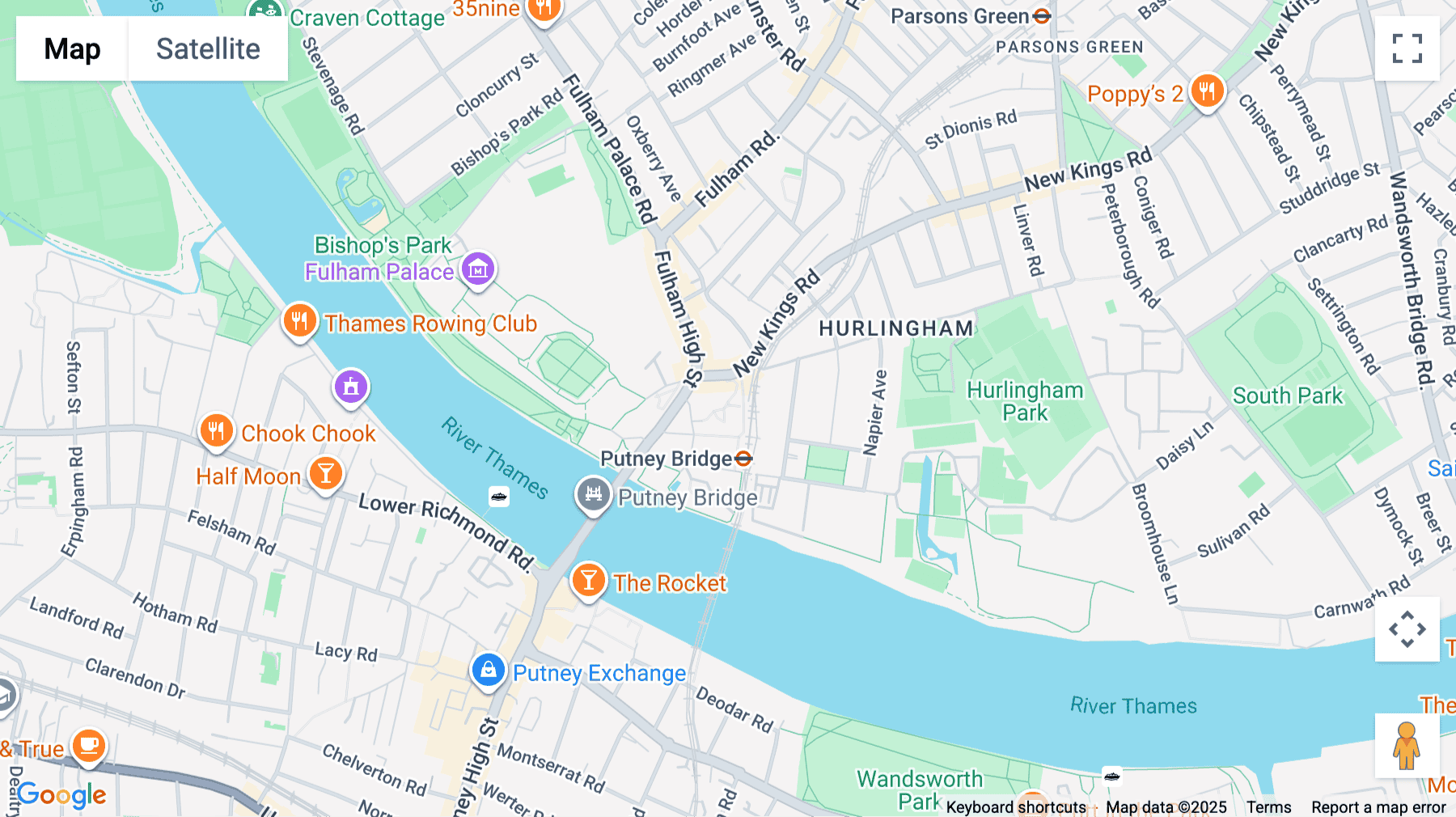 Click for interative map of Fulham Green, 69-79 Fulham High Street, London, London