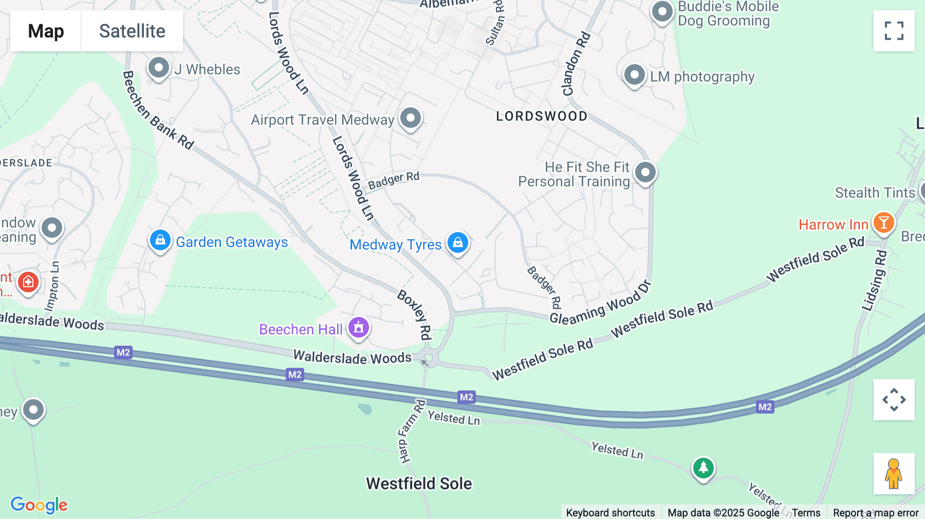 Click for interative map of 6-8 Revenge Road, Lordswood, Chatham, Chatham