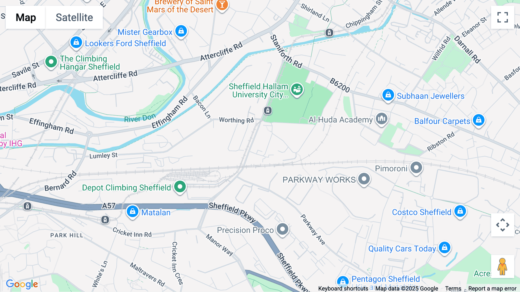 Click for interative map of Woodbourn Business Centre, Woodbourn Road, Sheffield, Sheffield