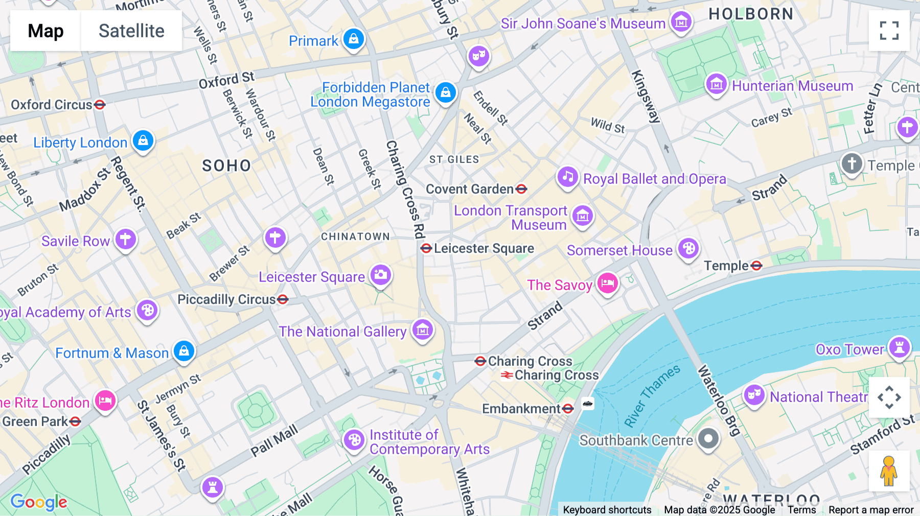 Click for interative map of 60 St Martins Lane, Covent Garden, London, London