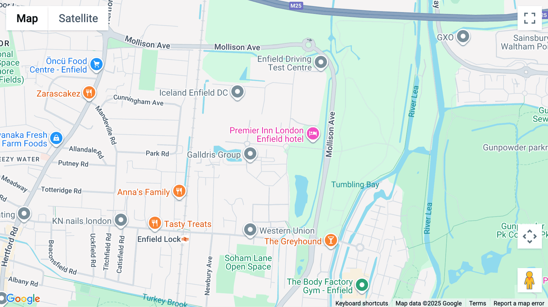 Click for interative map of Vision 25, Innova Park, Enfield, Enfield
