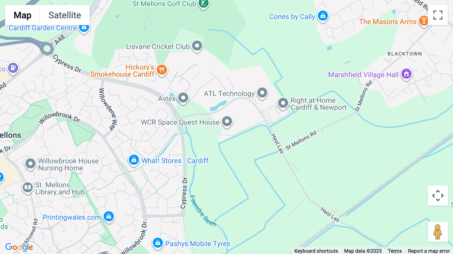 Click for interative map of Quest House, St Mellons Business Park, Cardiff, Cardiff